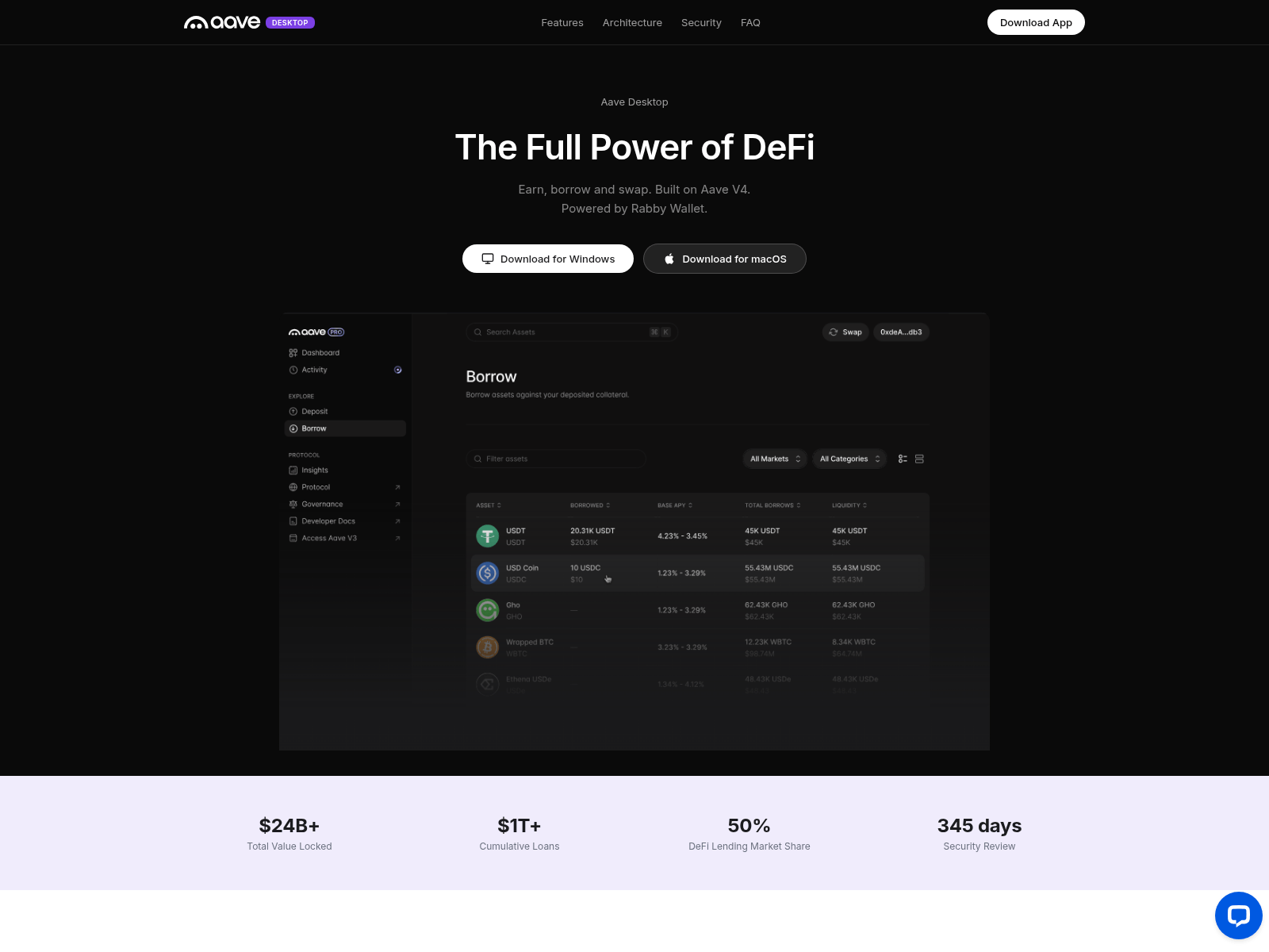 Screenshot of defidesktop.app