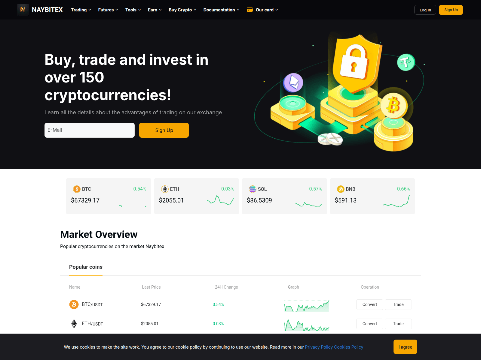 Screenshot of naybitex.com