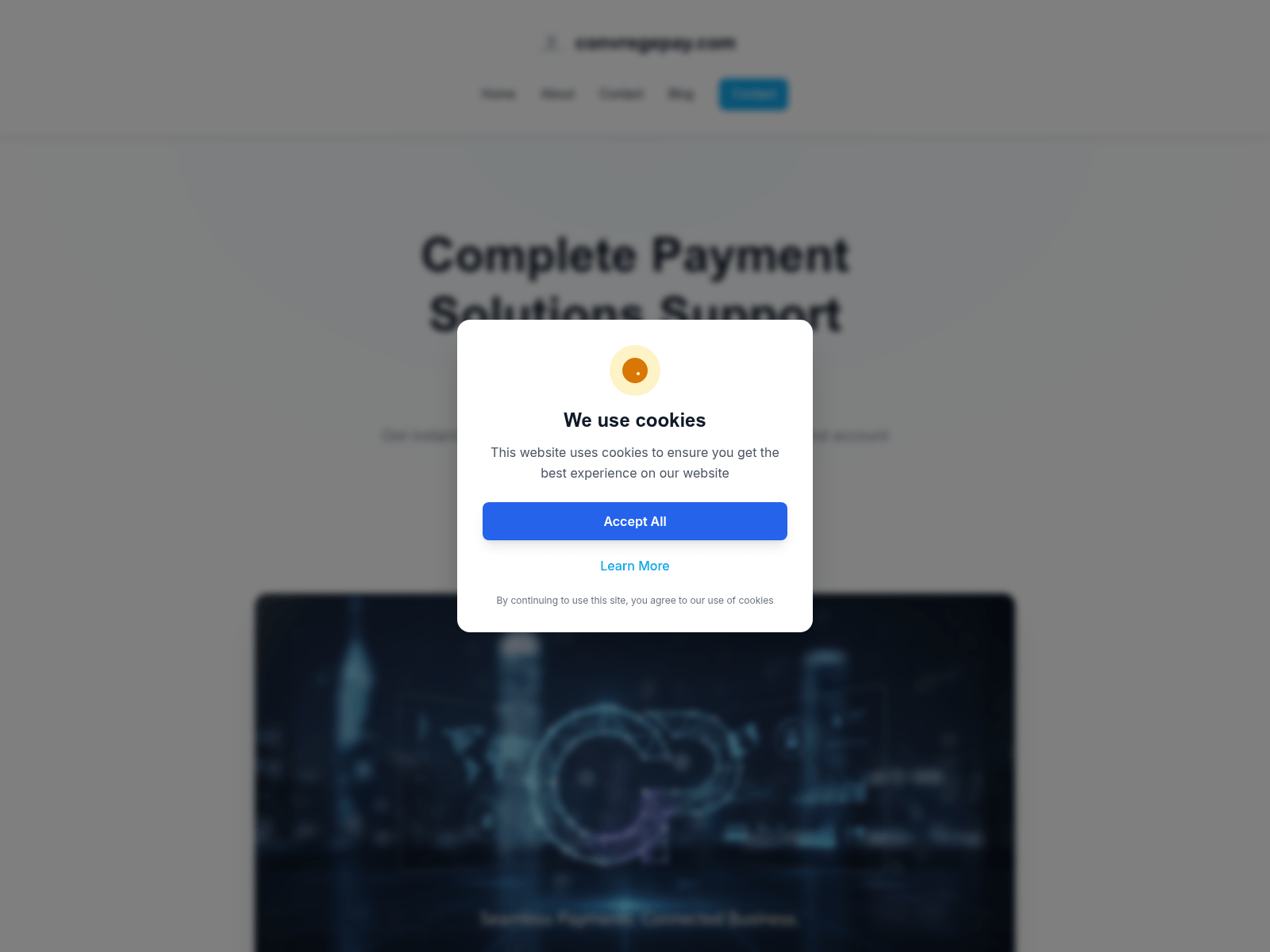 Screenshot of convregepay.com