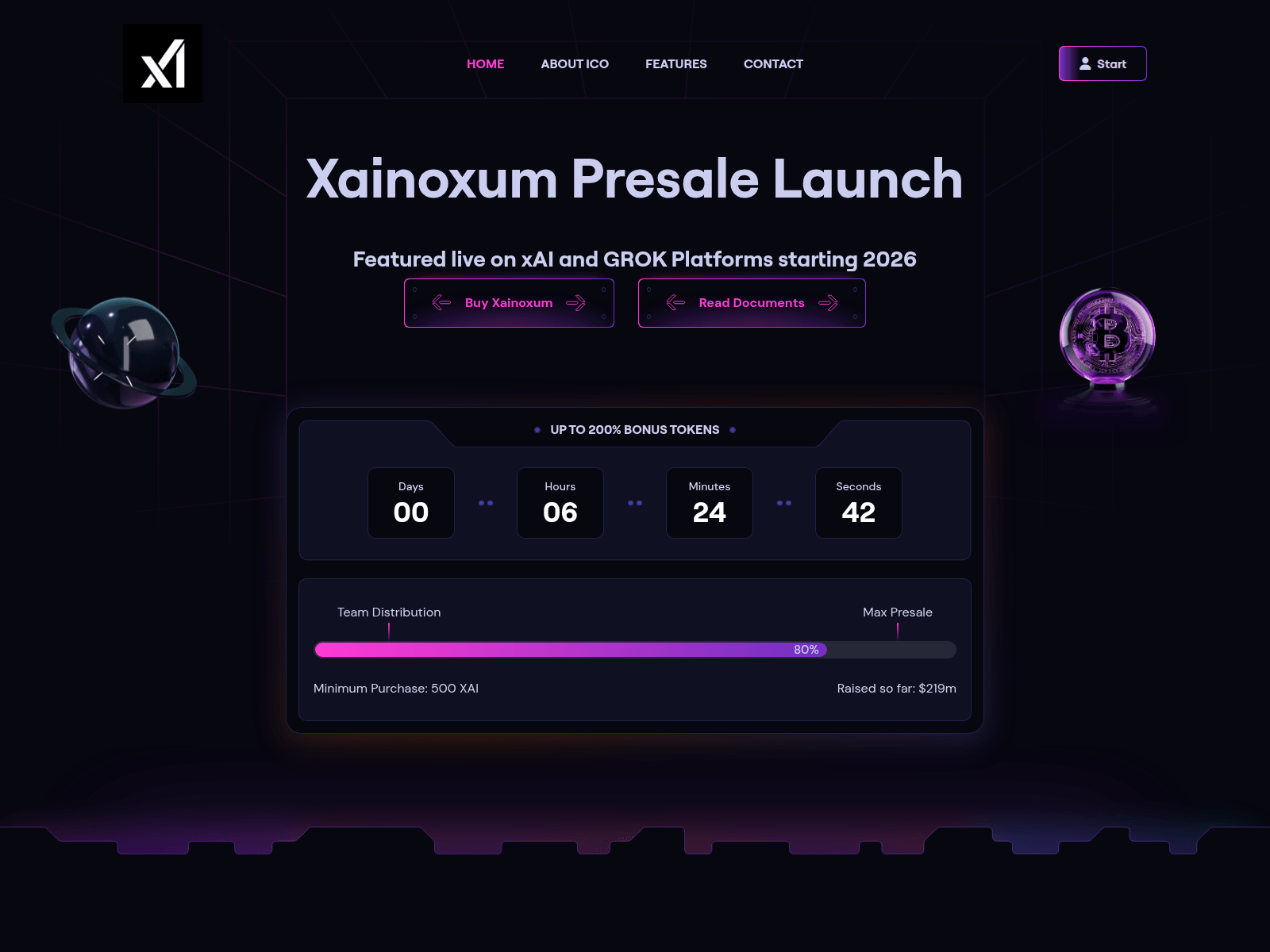 Screenshot of xainoxum.com
