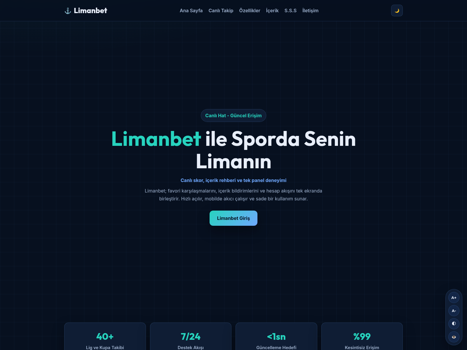 Screenshot of limanbetpronet2yenigiris.vip