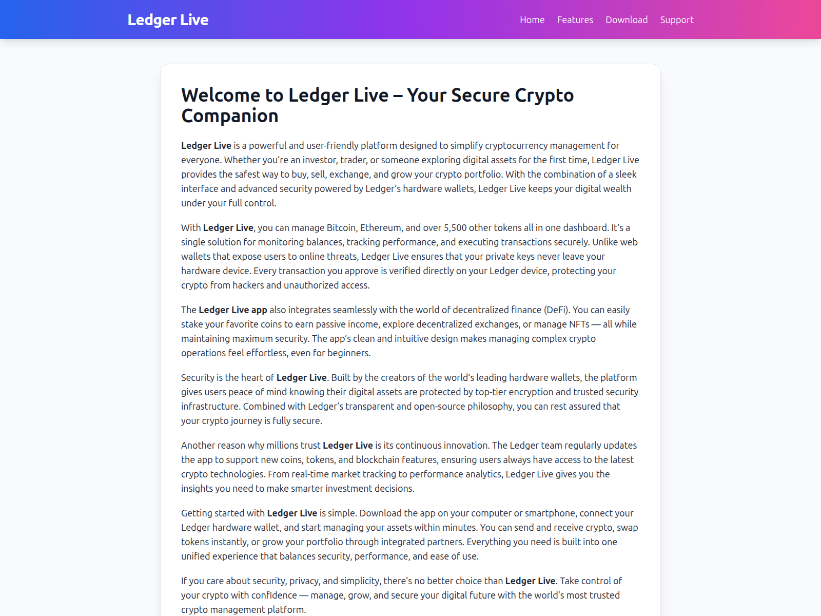 Screenshot of ldger-live-learn.pages.dev