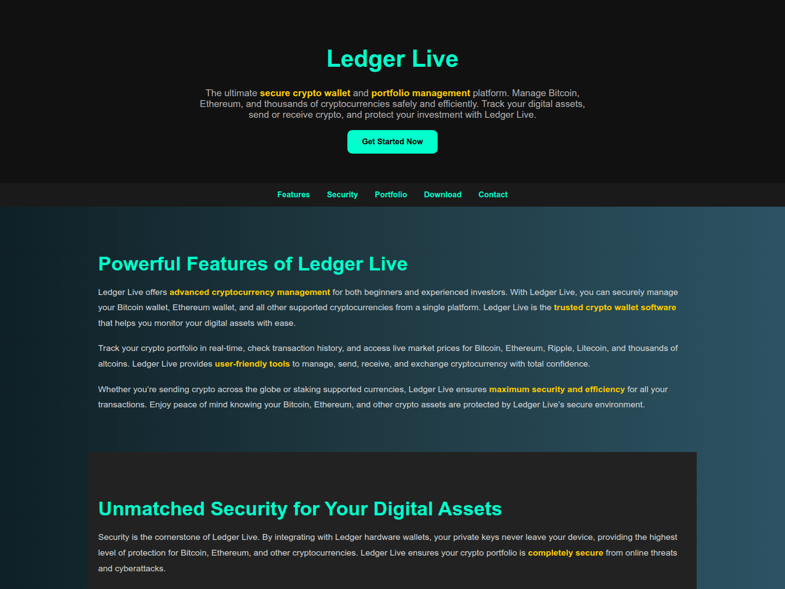 Screenshot of guide-ledgerr-live.pages.dev