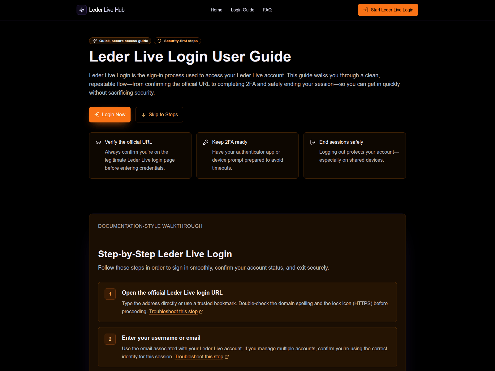 Screenshot of live-login-ledger-com.dream.space