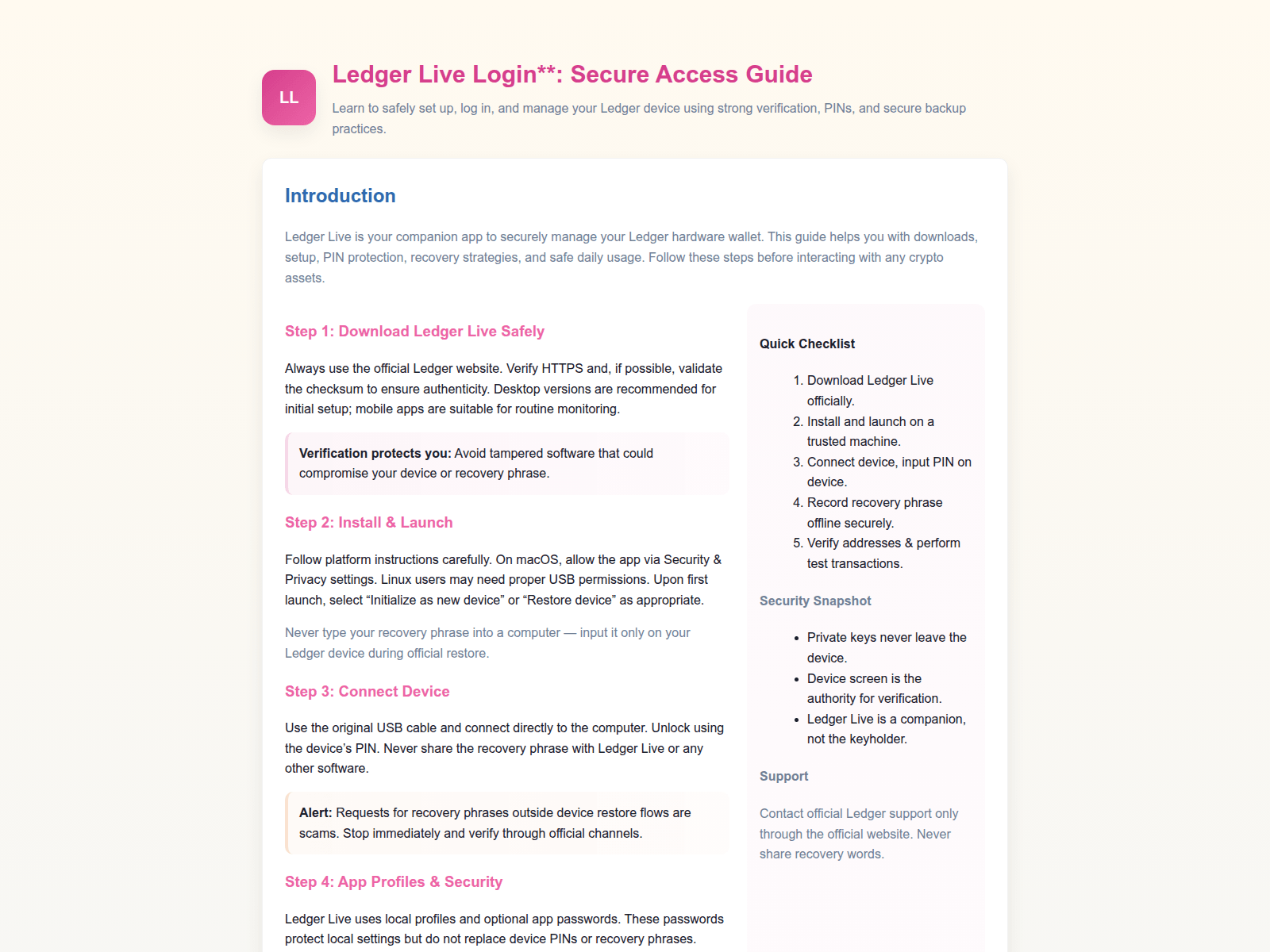 Screenshot of homepage-ledger-en.pages.dev