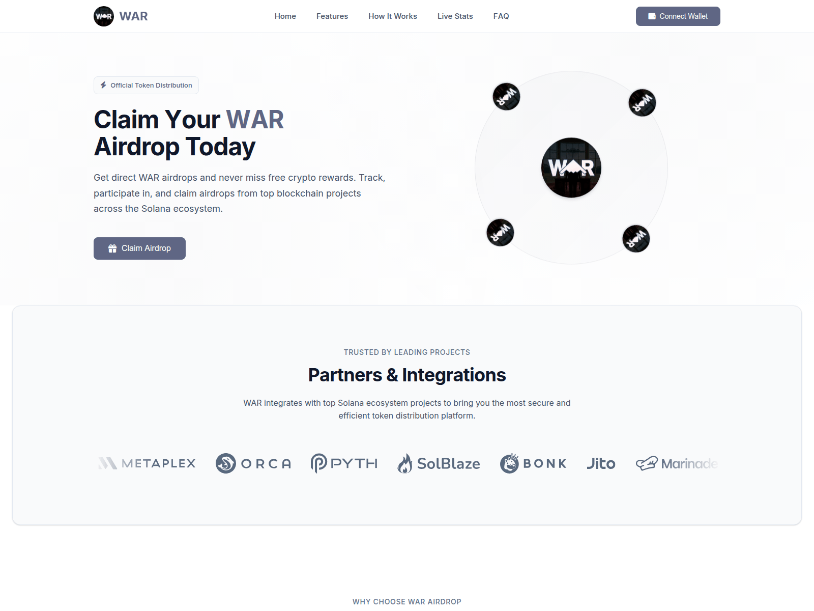 Screenshot of waronsol.biz