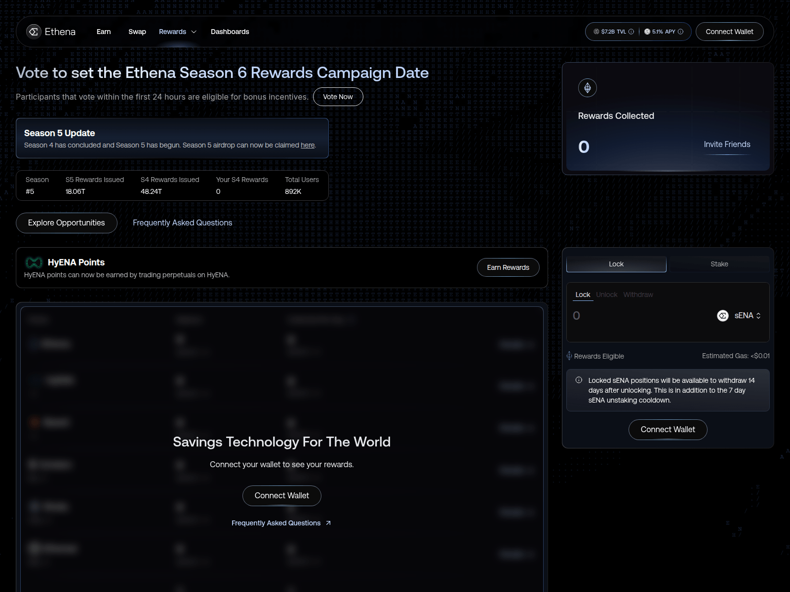 Screenshot of s6-ethena.finance