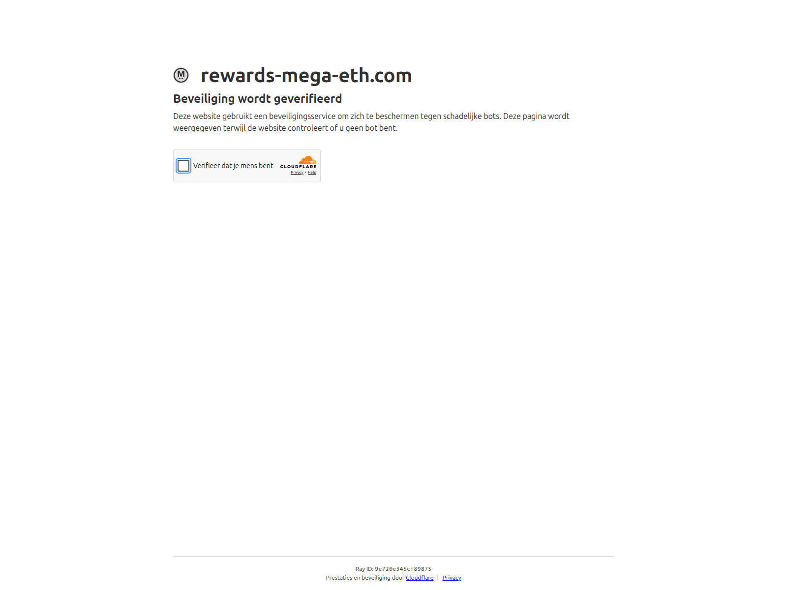 Screenshot of rewards-mega-eth.com