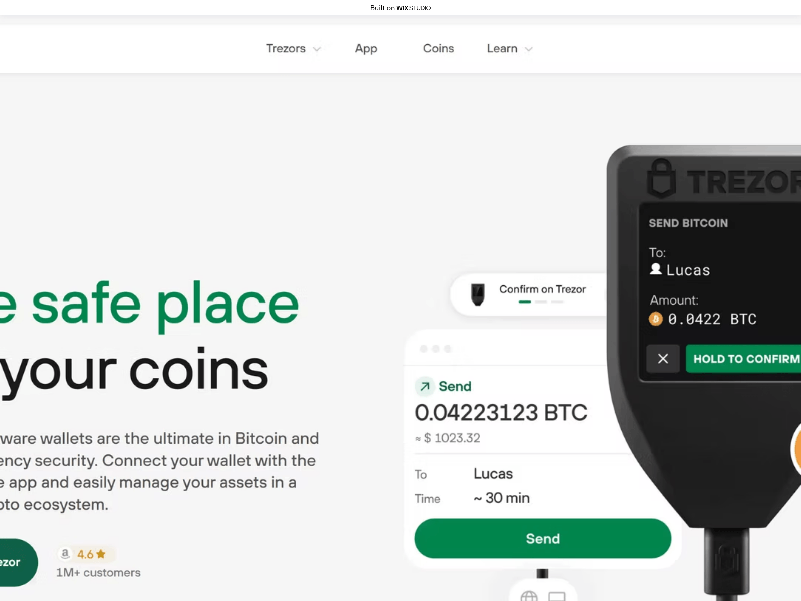 Screenshot of getbrid.wixstudio.com