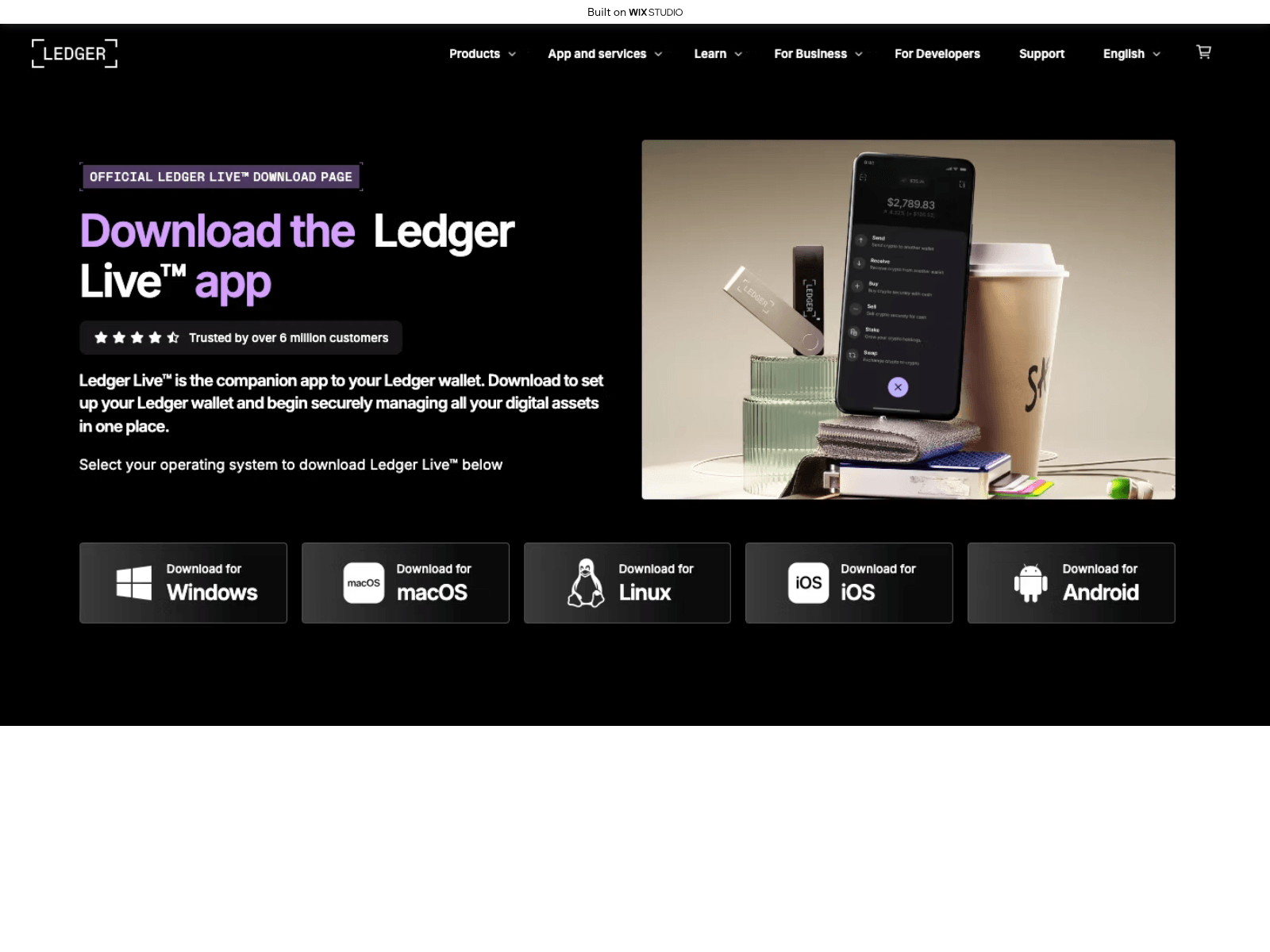 Screenshot of getstarted-live.wixstudio.com