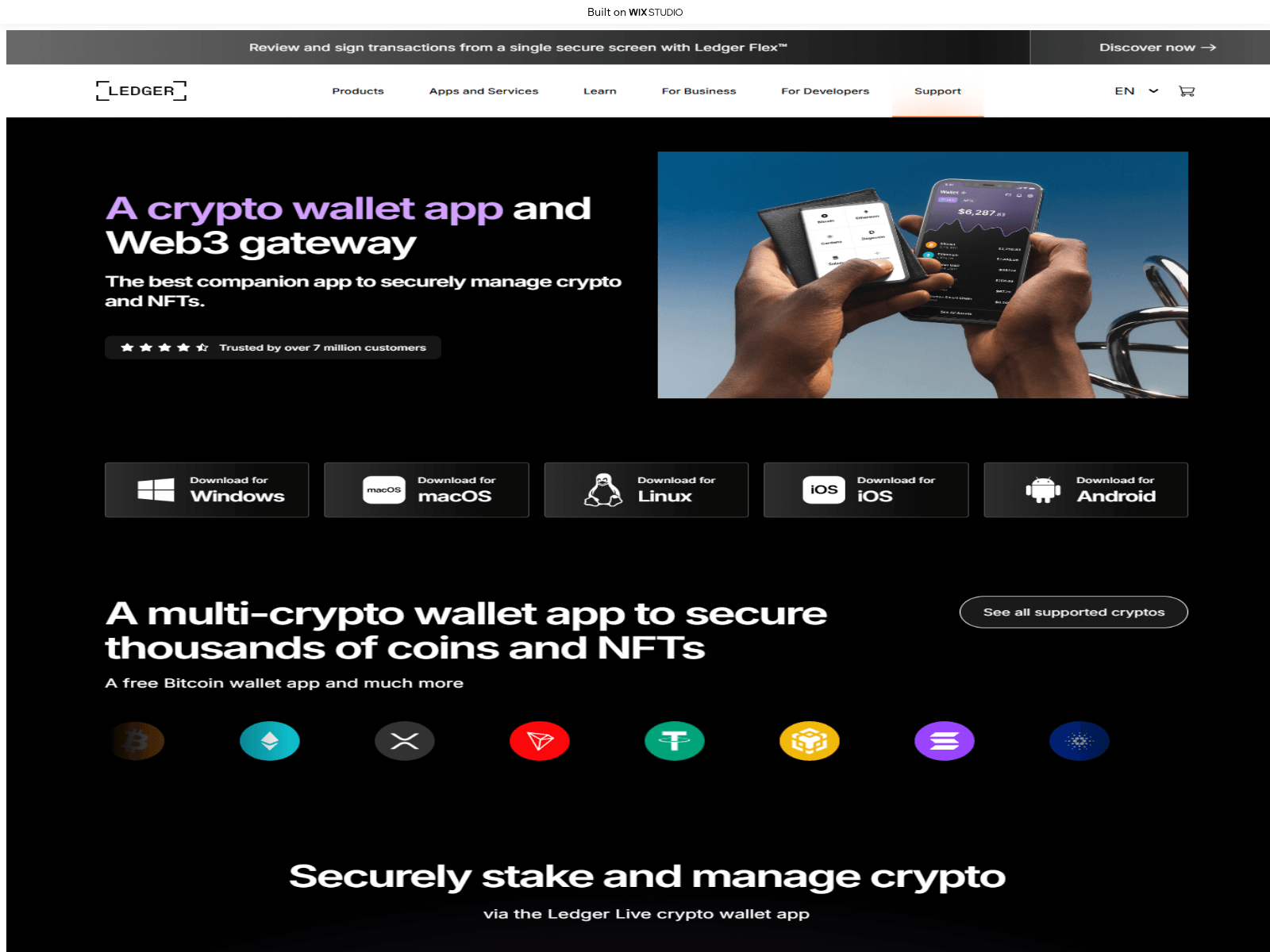 Screenshot of appstart-eng.wixstudio.com