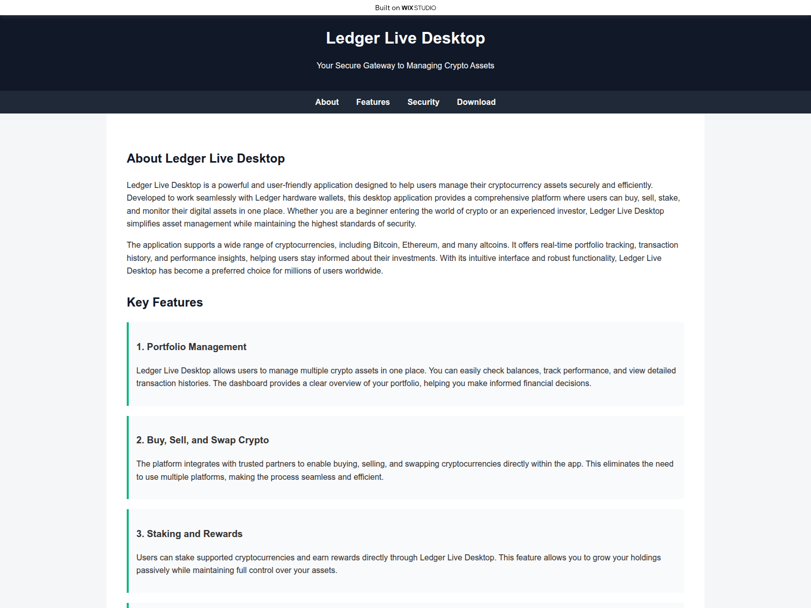 Screenshot of us-en-desktop.wixstudio.com