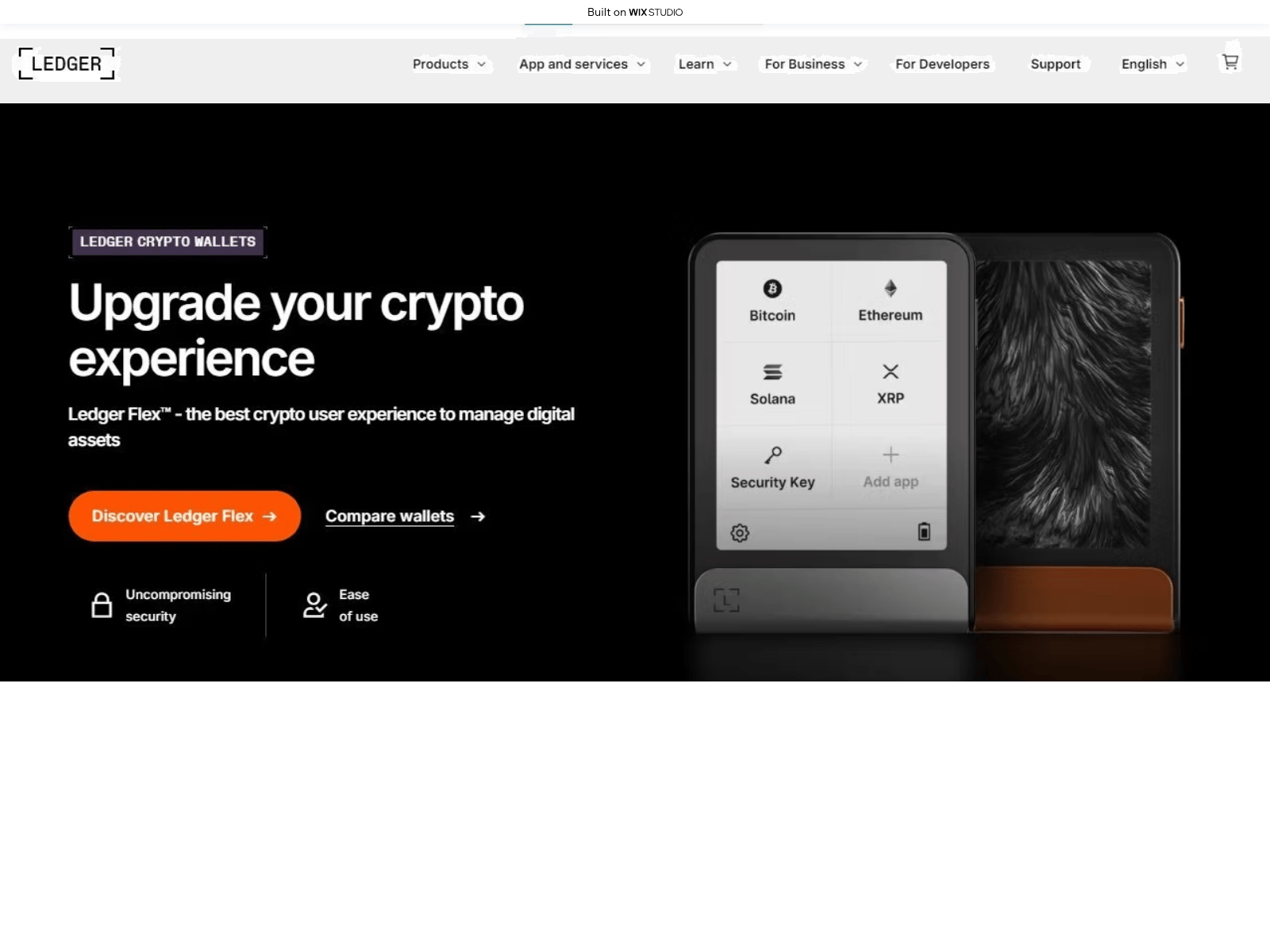 Screenshot of helpliveapp.wixstudio.com
