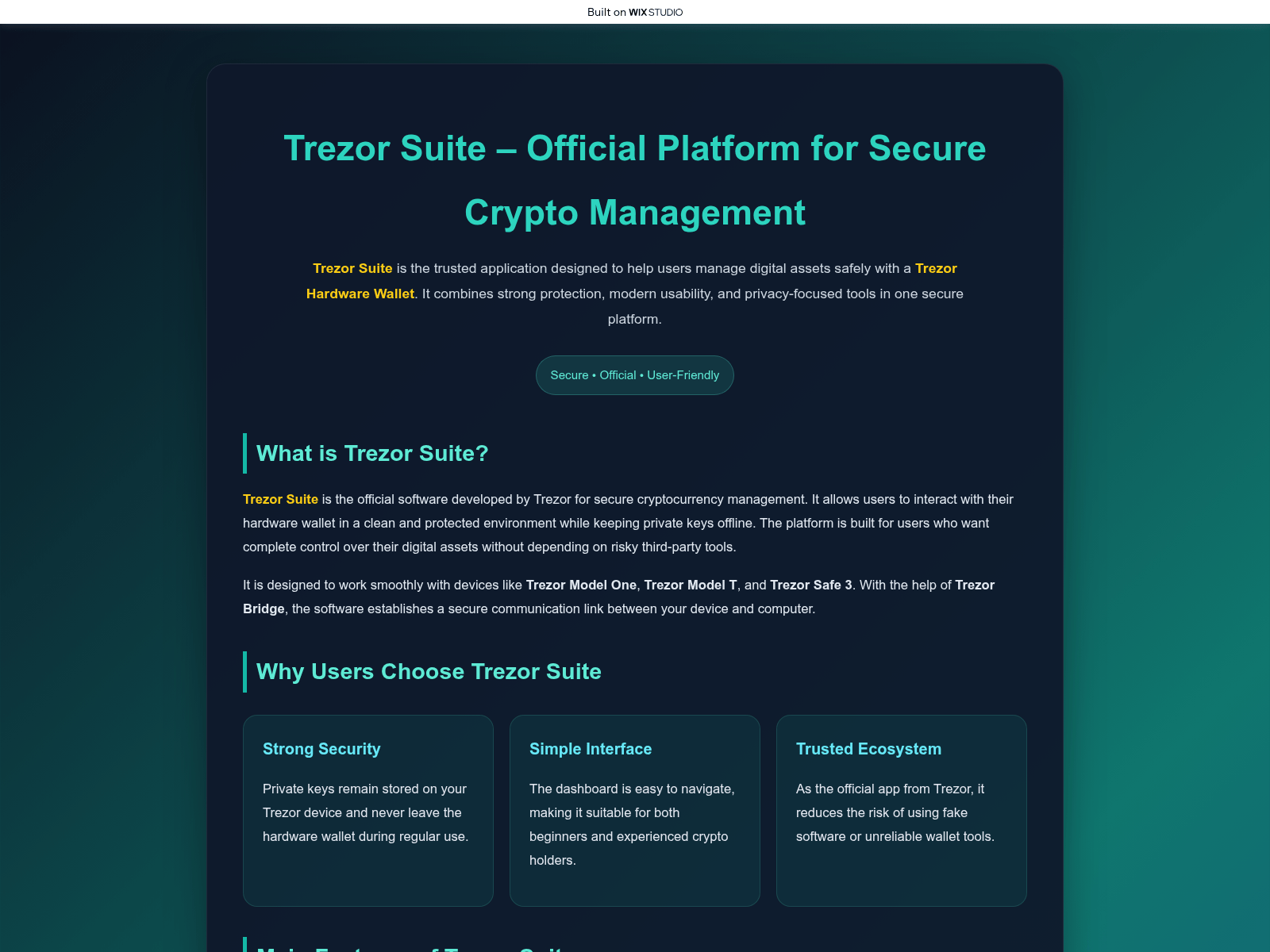 Screenshot of global-suites.wixstudio.com