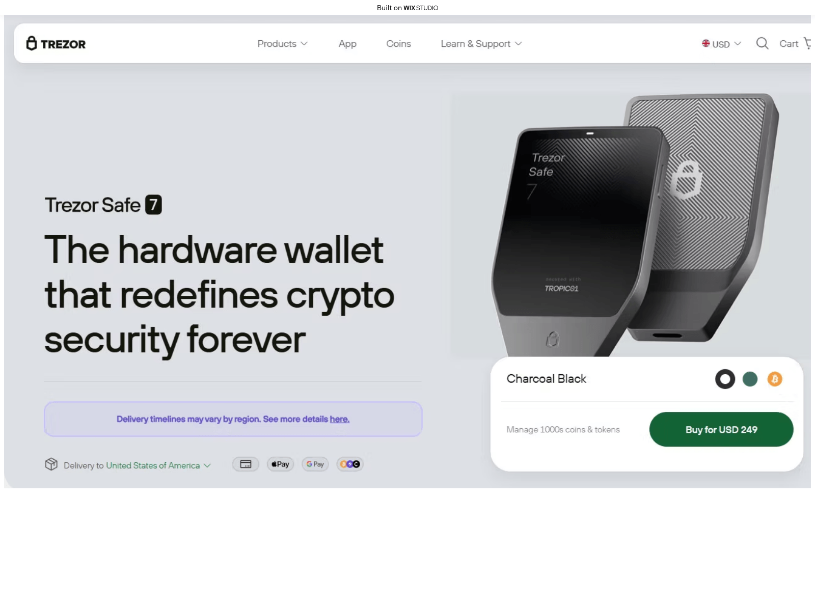 Screenshot of supports-bridge.wixstudio.com