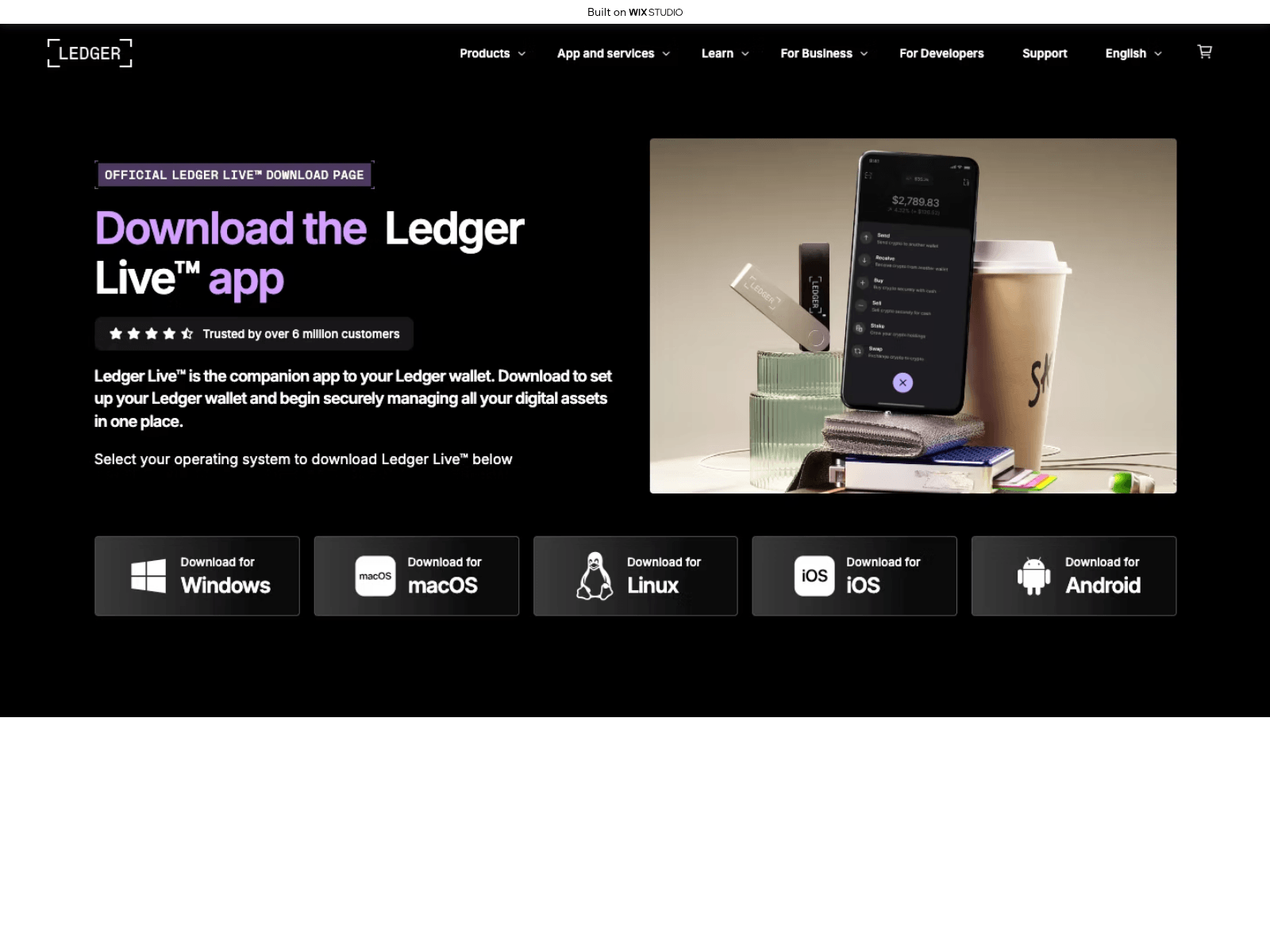 Screenshot of live-wlt.wixstudio.com