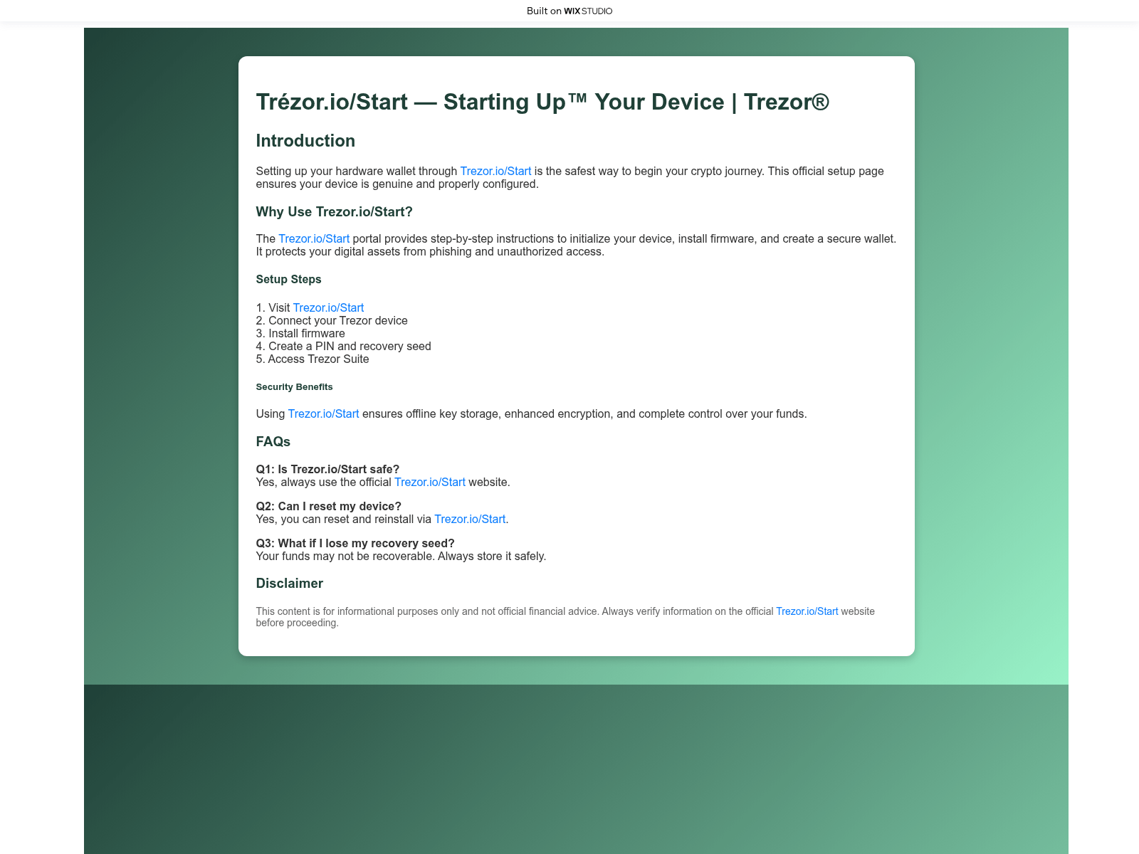 Screenshot of st-rted-trexrio.wixstudio.com