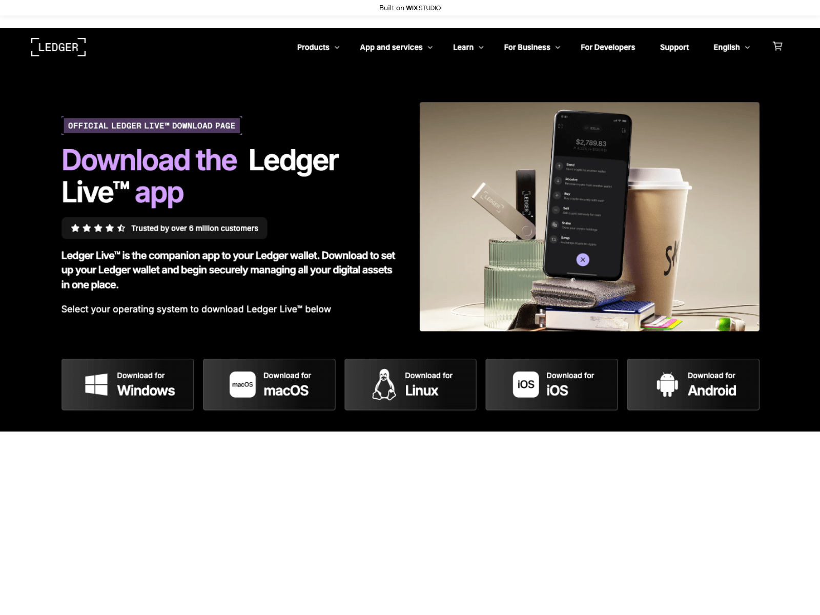 Screenshot of connect-en-ldgers.wixstudio.com