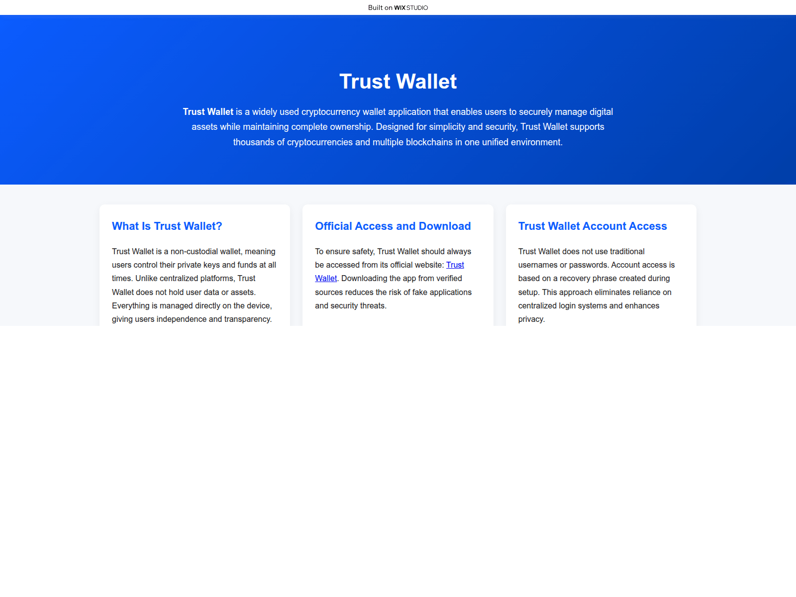 Screenshot of en-trust.wixstudio.com