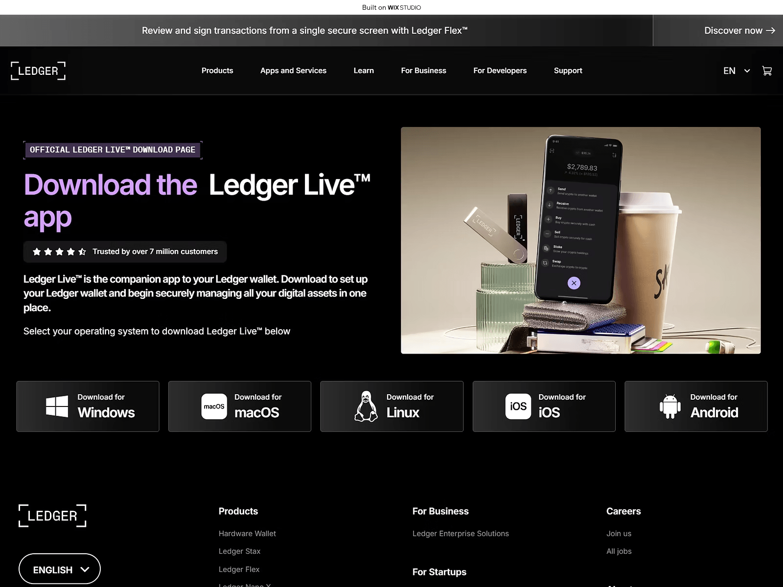 Screenshot of ledgreelive.wixstudio.com