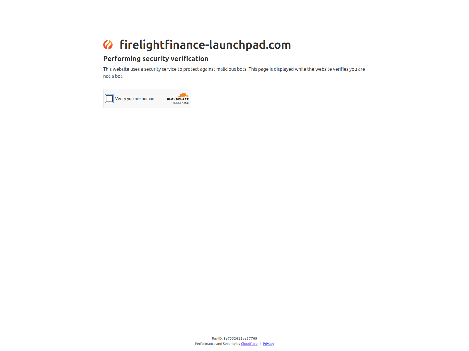 Screenshot of firelightfinance-launchpad.com