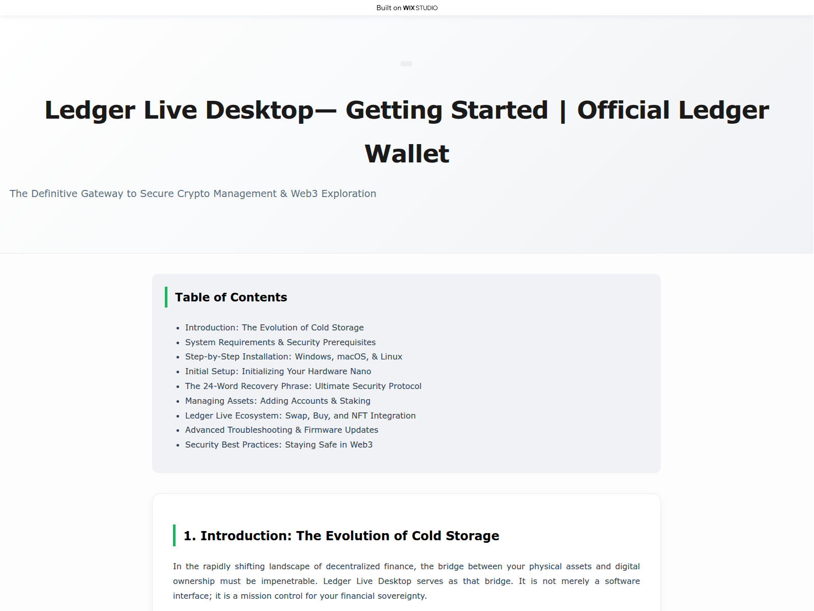 Screenshot of desktopconnect.wixstudio.com