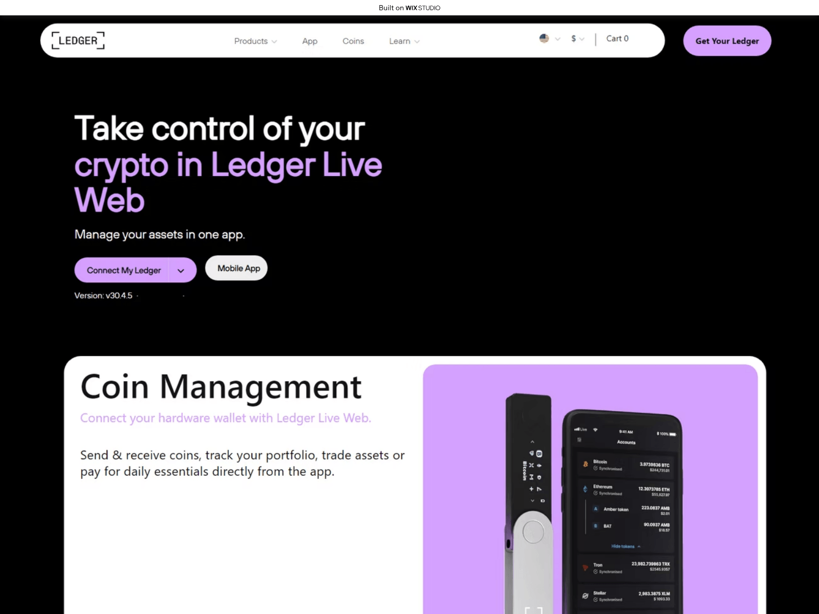 Screenshot of livestart-ldge.wixstudio.com