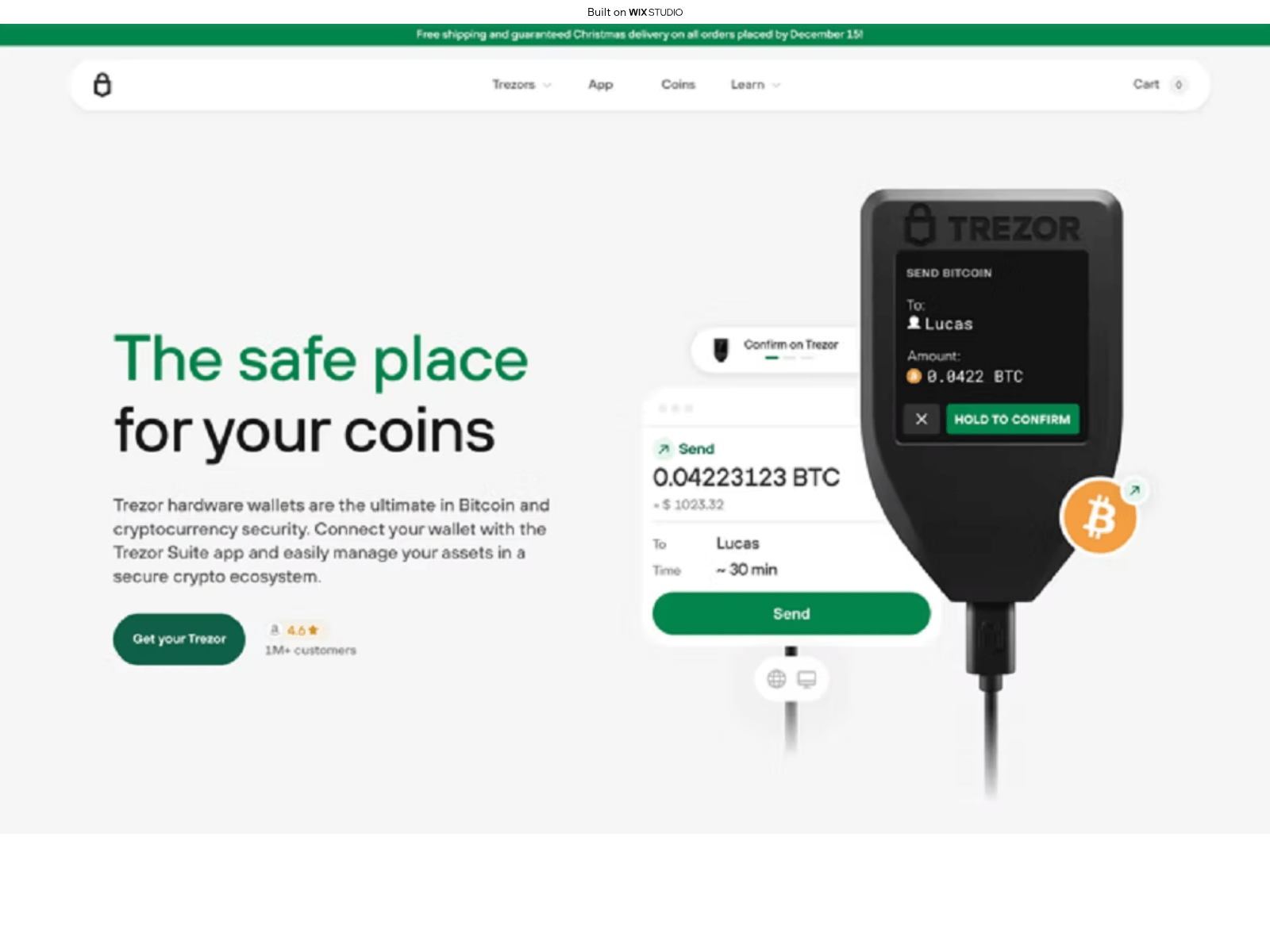 Screenshot of introbridge.wixstudio.com