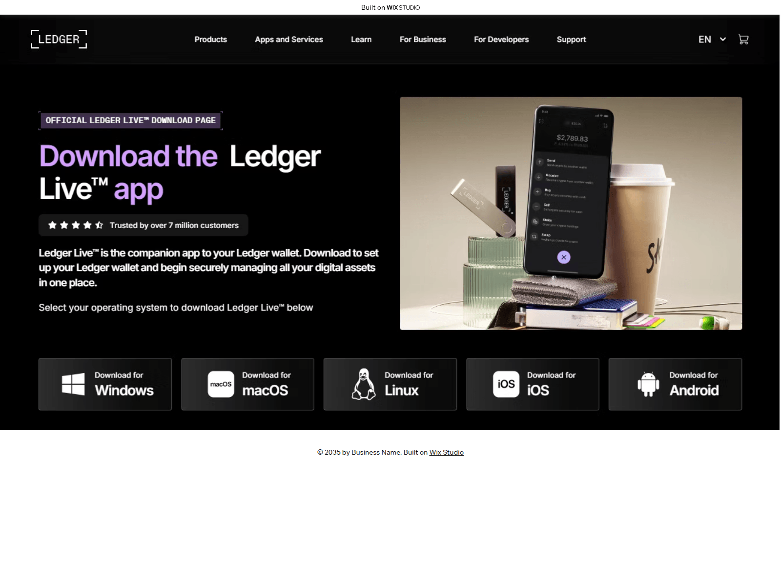 Screenshot of us-eng-ledgrlove.wixstudio.com