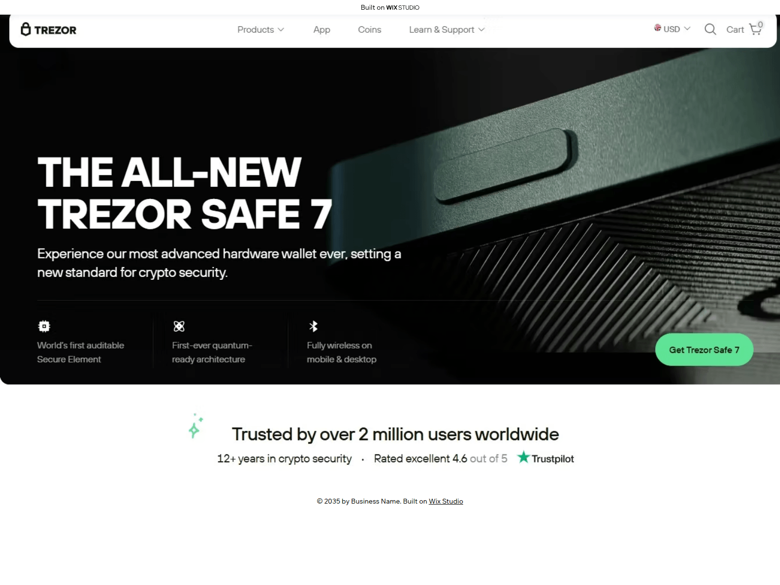 Screenshot of bridge-begin.wixstudio.com
