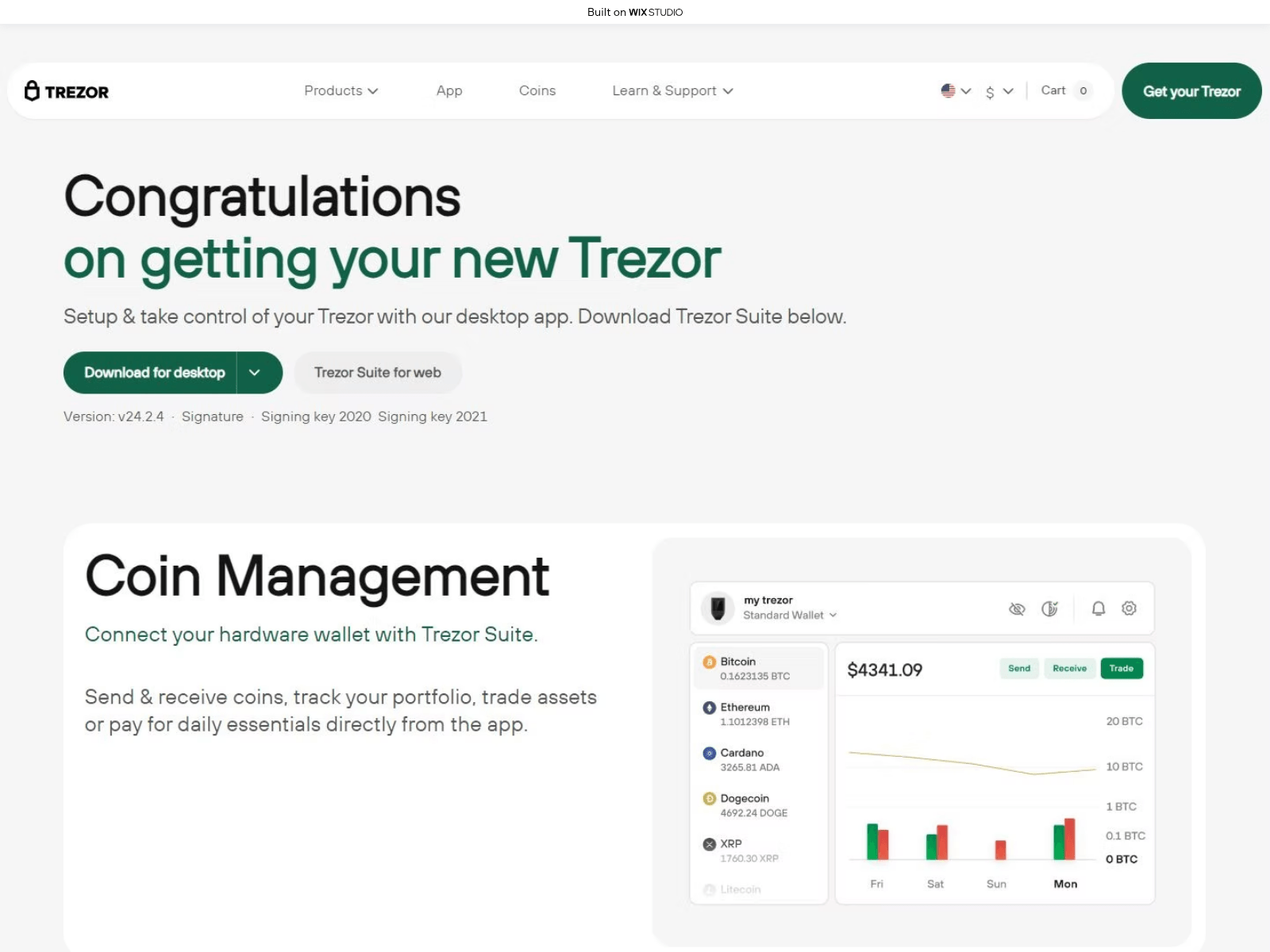 Screenshot of started-trazo.wixstudio.com