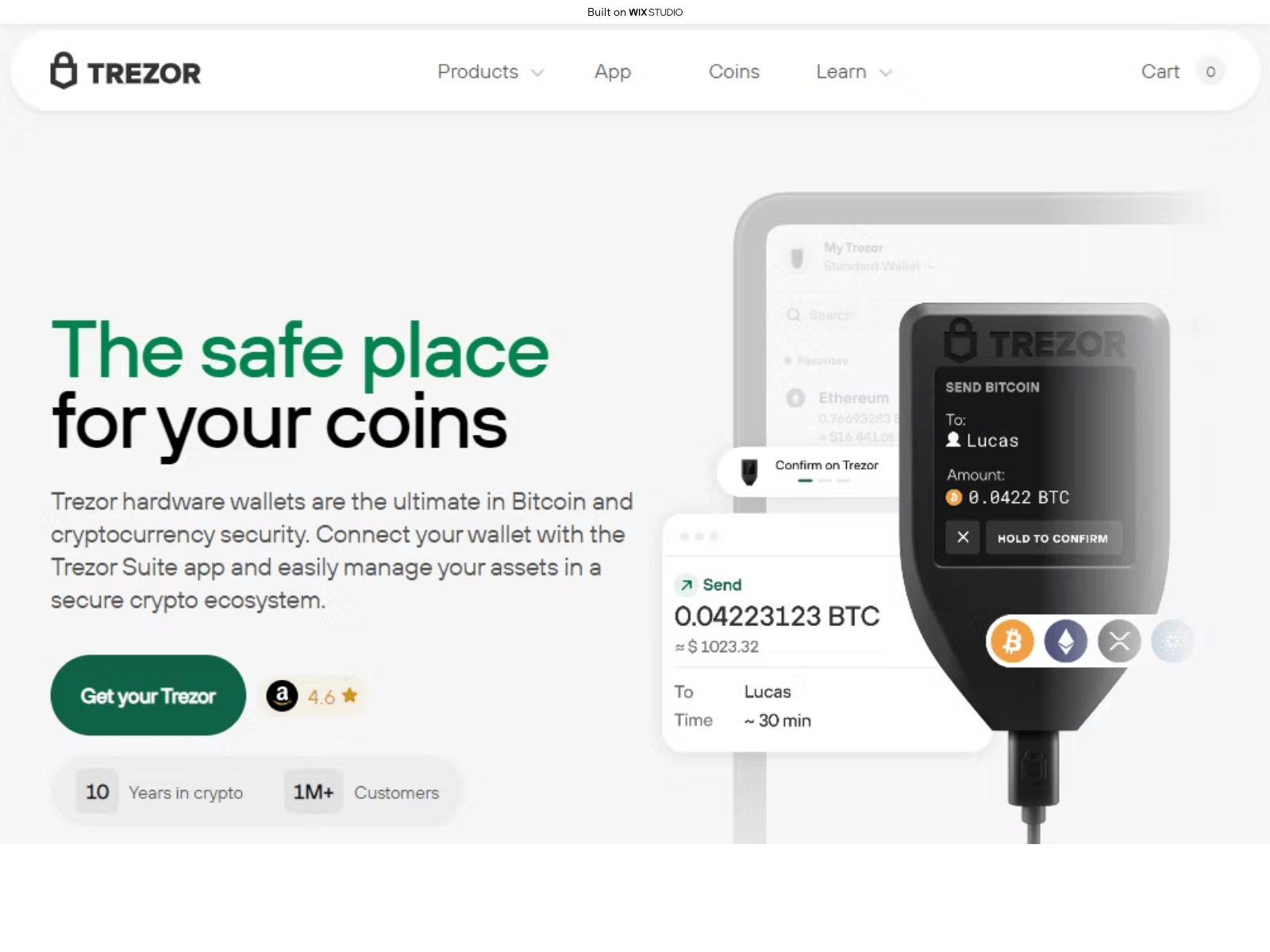 Screenshot of learn-bridge-digital.wixstudio.com