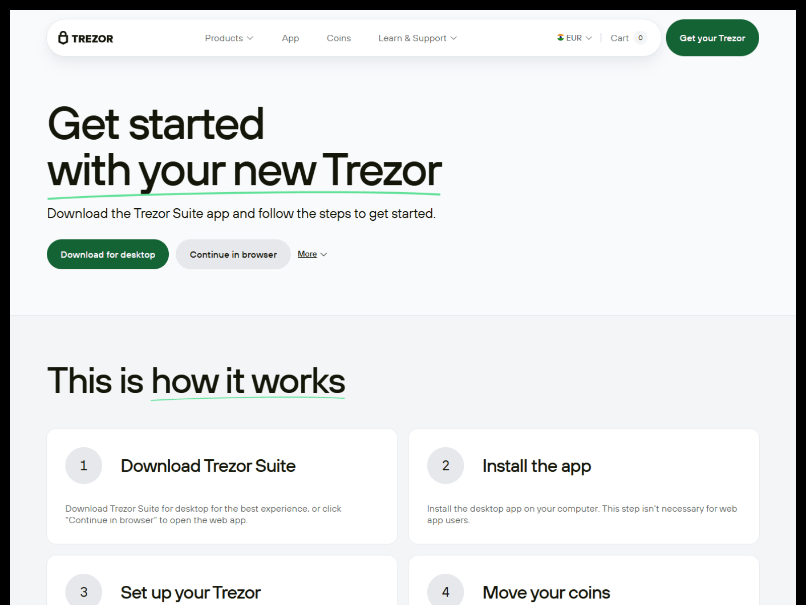 Screenshot of staret-trz-suite.pages.dev