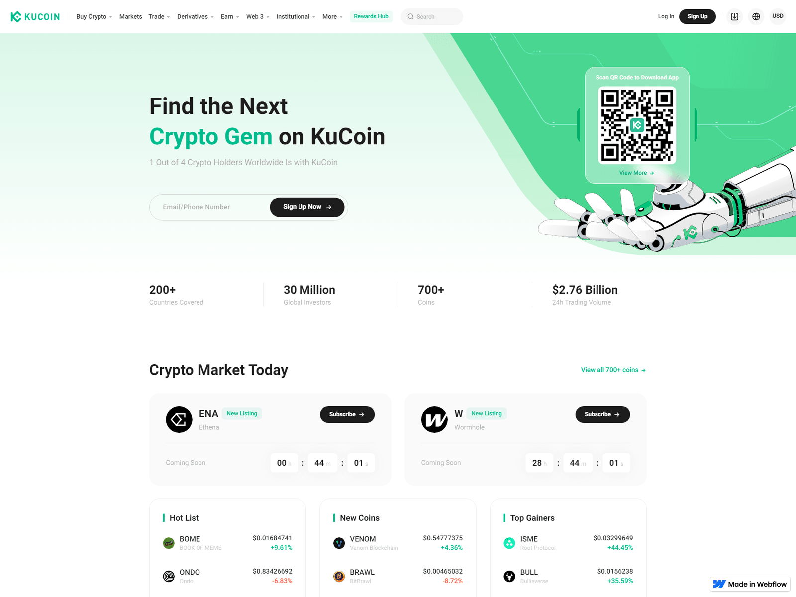 Screenshot of auth-kucon-help-sso.webflow.io