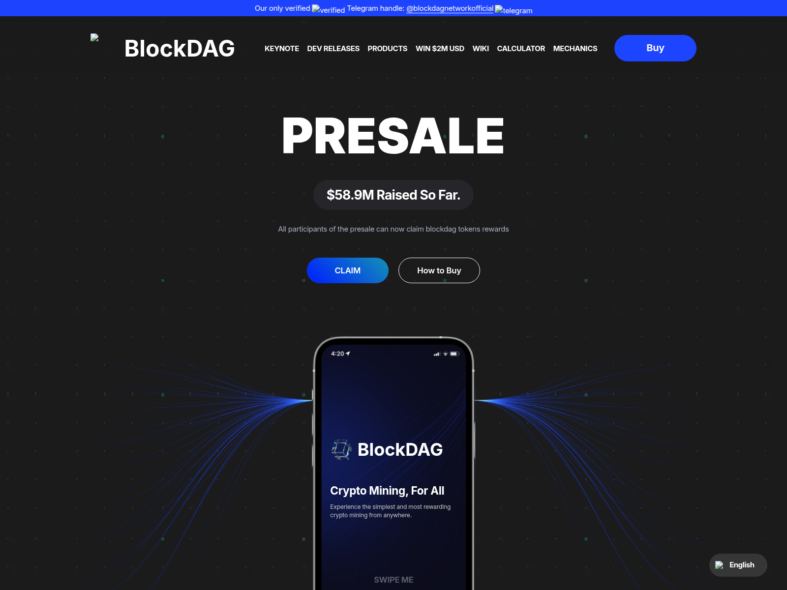 Screenshot of claim-blockdagtoken.pages.dev
