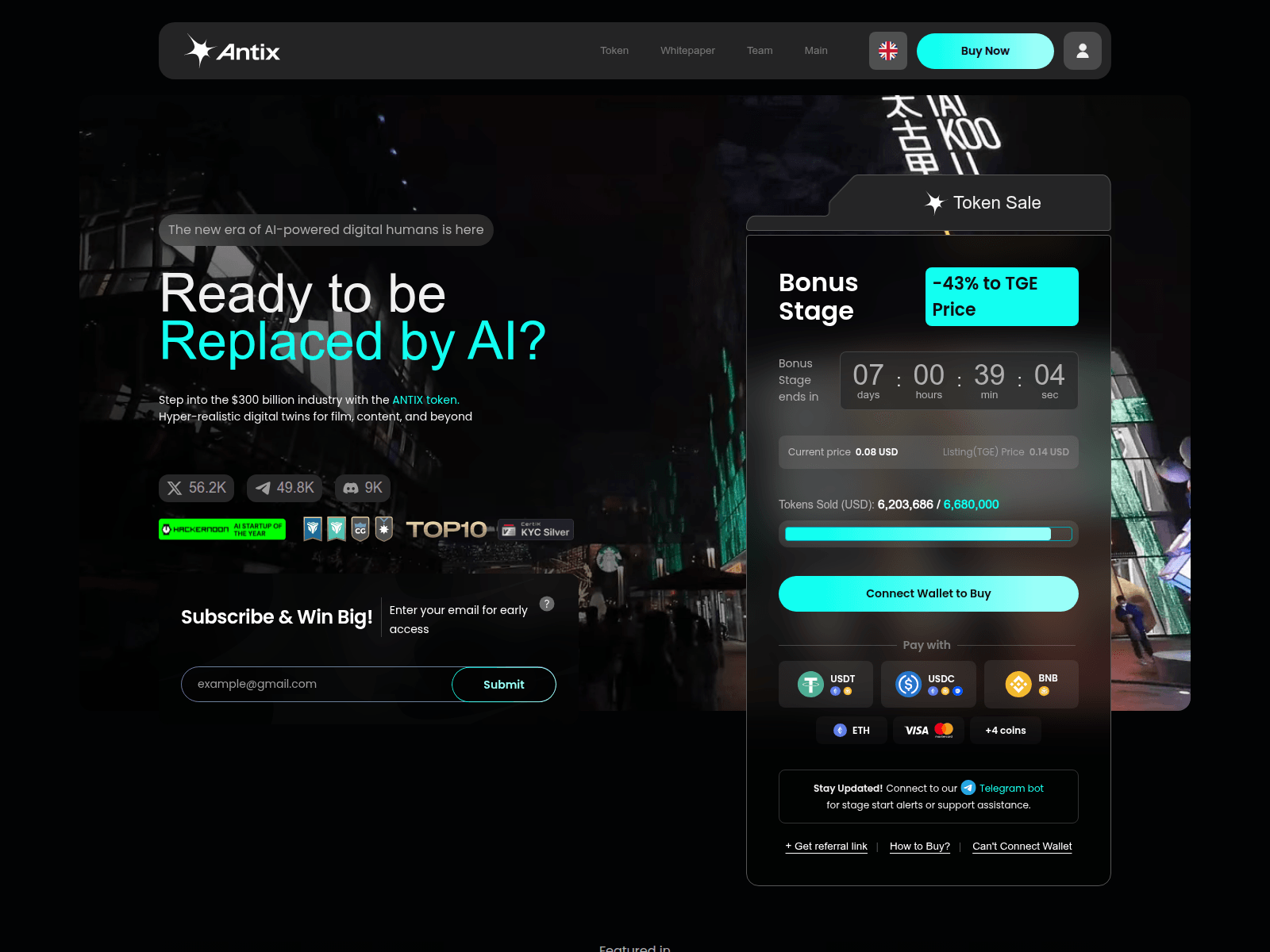 Screenshot of antix.pages.dev