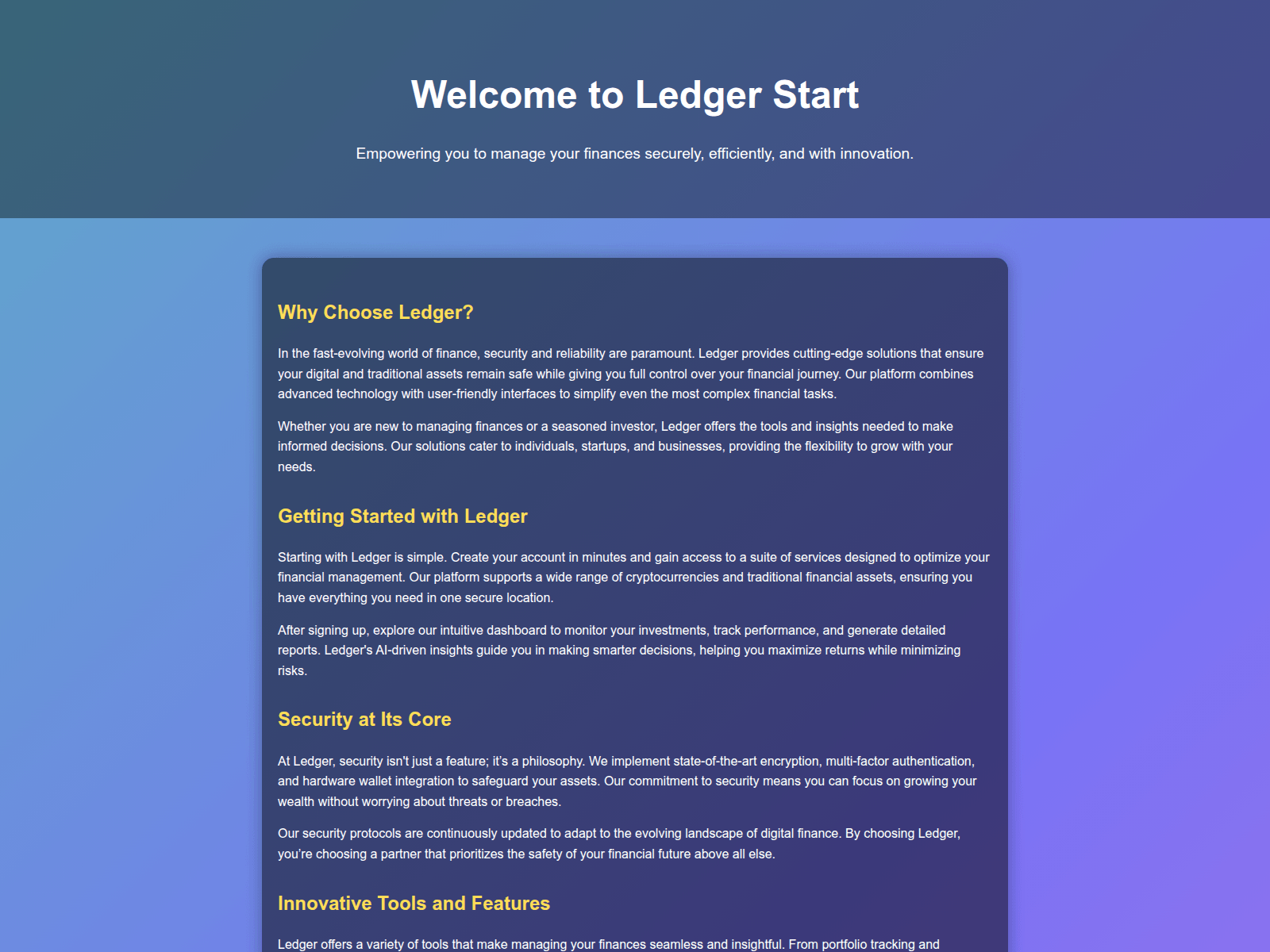 Screenshot of trend-start-ledzr.pages.dev