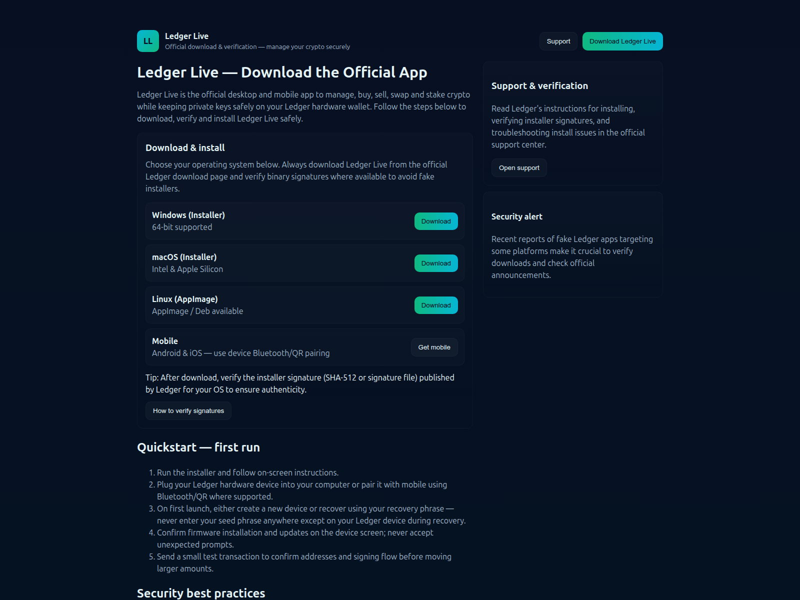 Screenshot of faq---live-download.pages.dev
