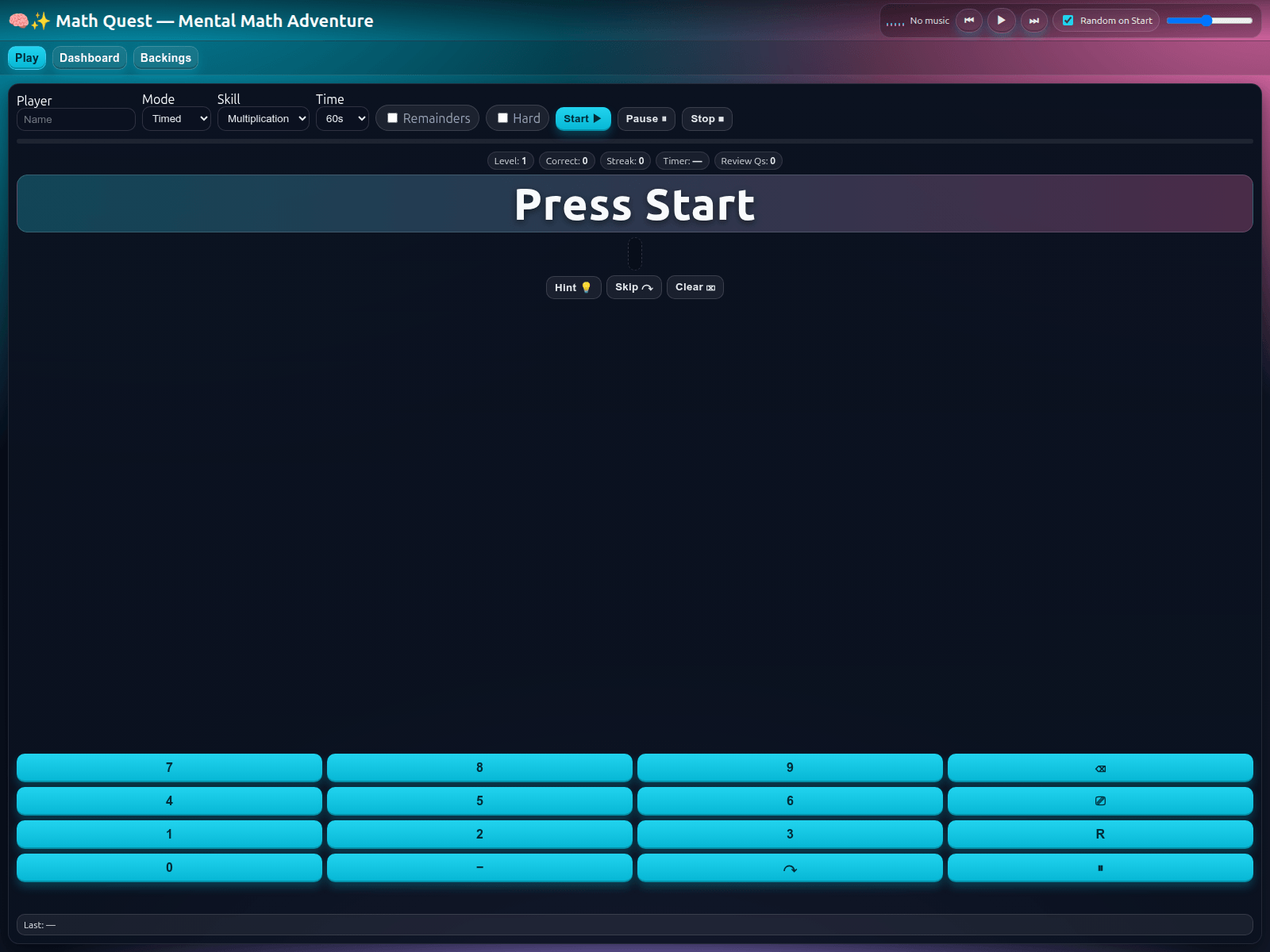 Screenshot of math-de6.pages.dev