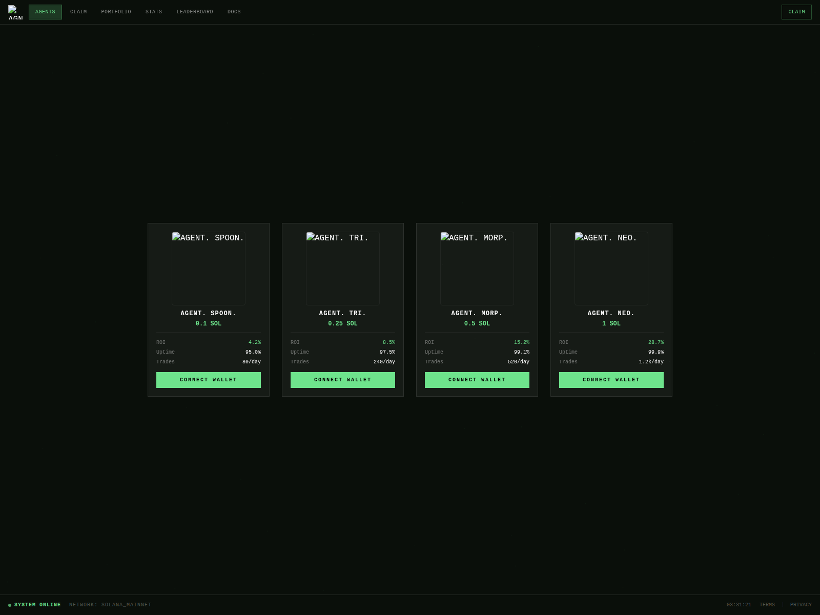 Screenshot of agent-2mx.pages.dev