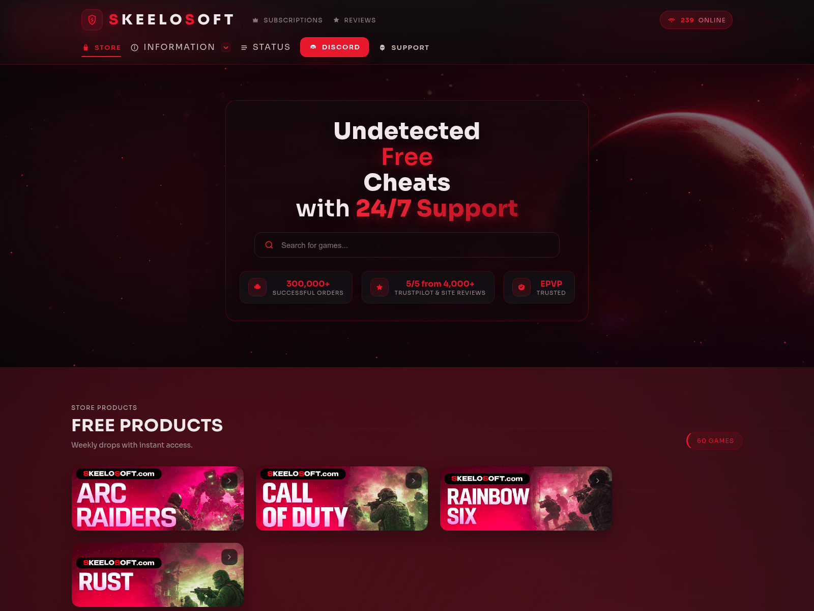 Screenshot of skeelosoft.com