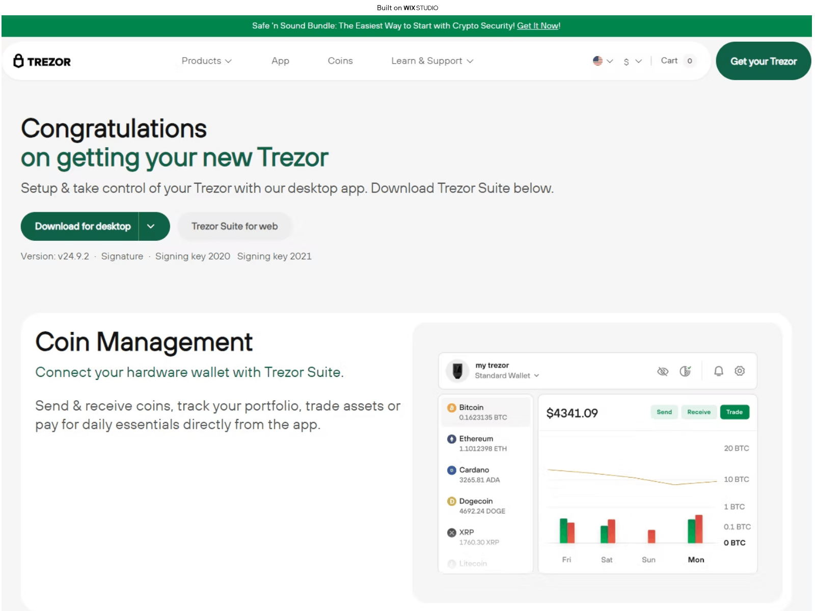 Screenshot of get-started-en-us.wixstudio.com