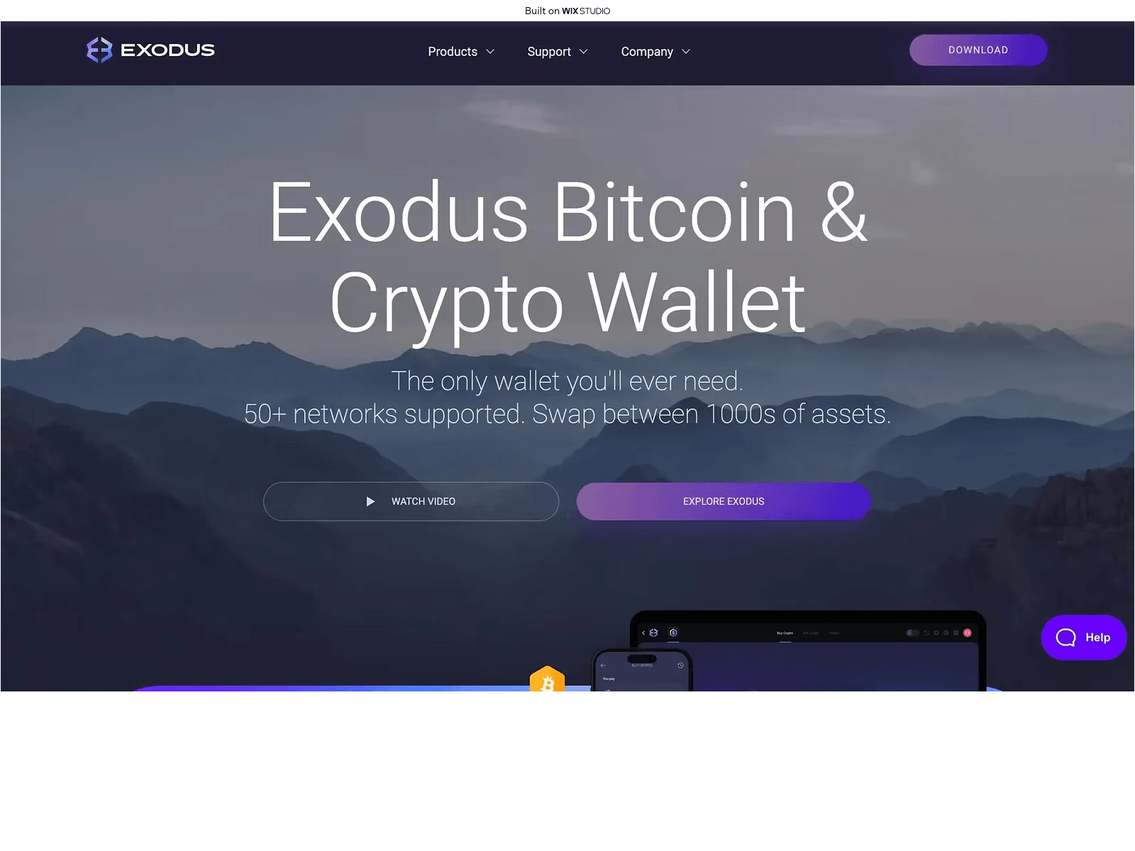 Screenshot of en-exo-dus.wixstudio.com