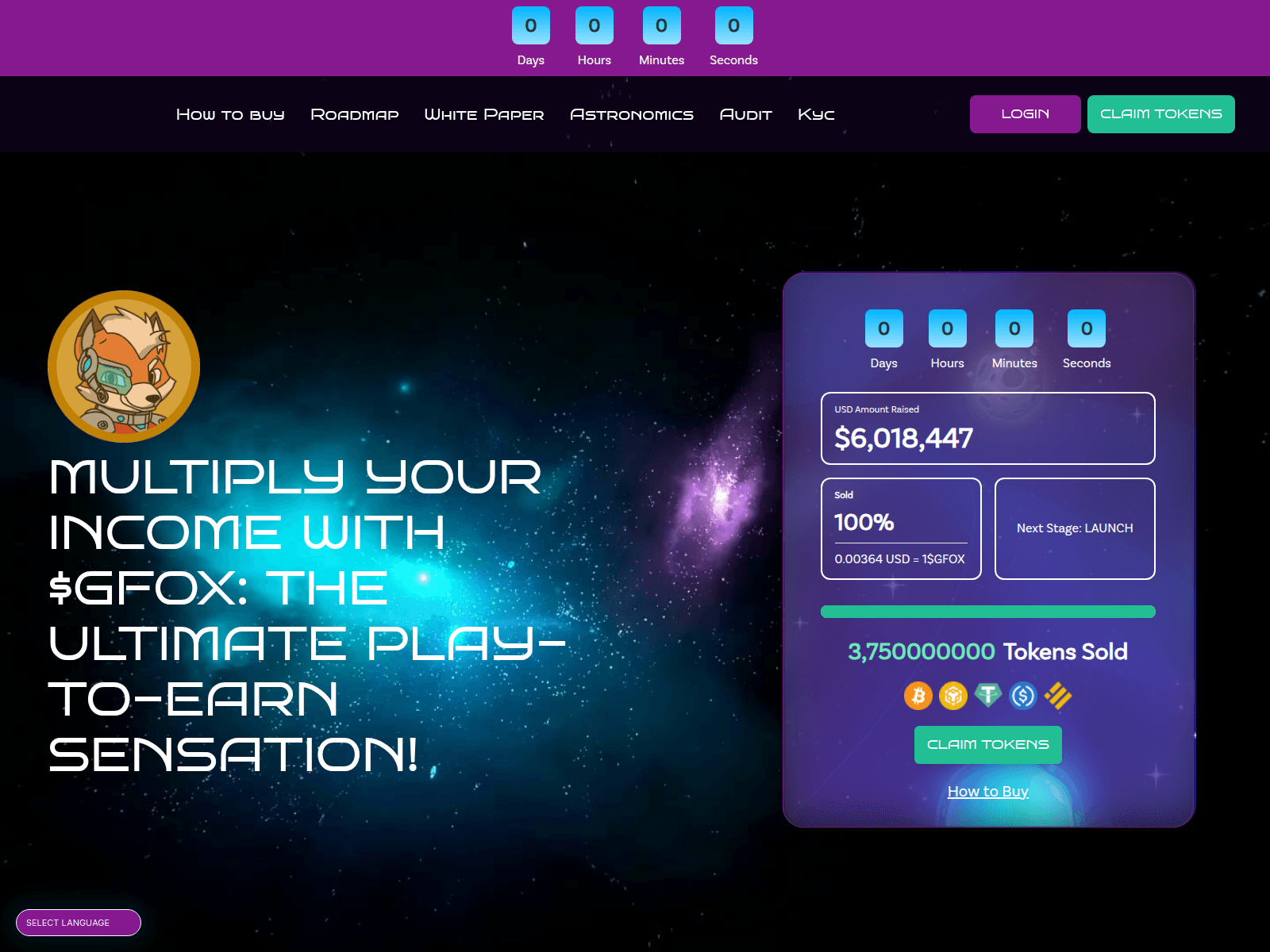 Screenshot of galaxyfoxclaim.pages.dev