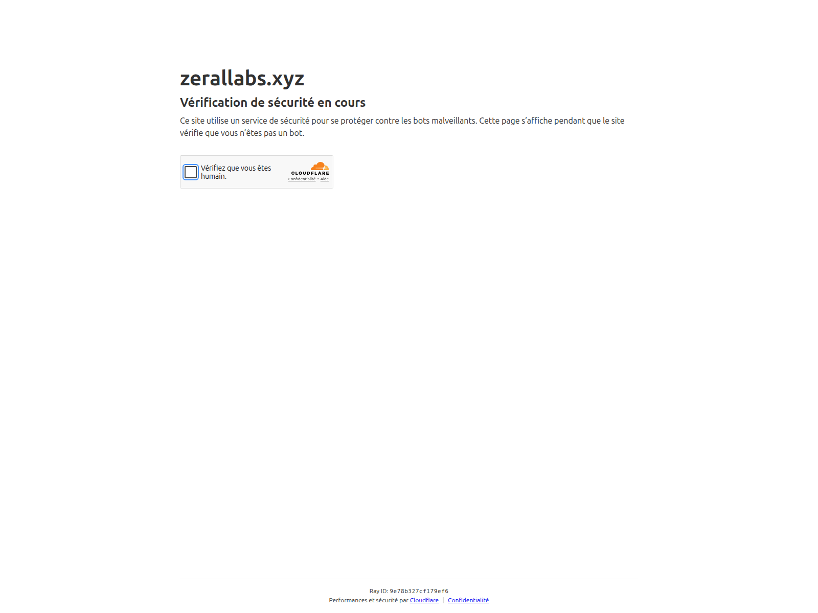 Screenshot of zerallabs.xyz