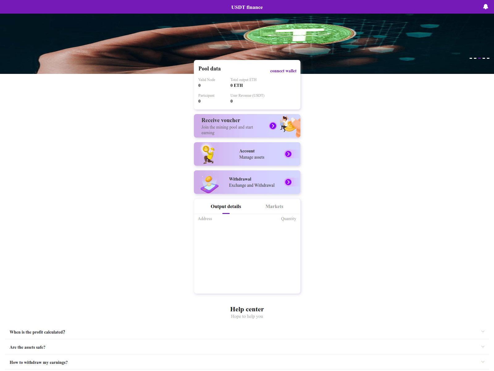 Screenshot of usdt-cat.pages.dev