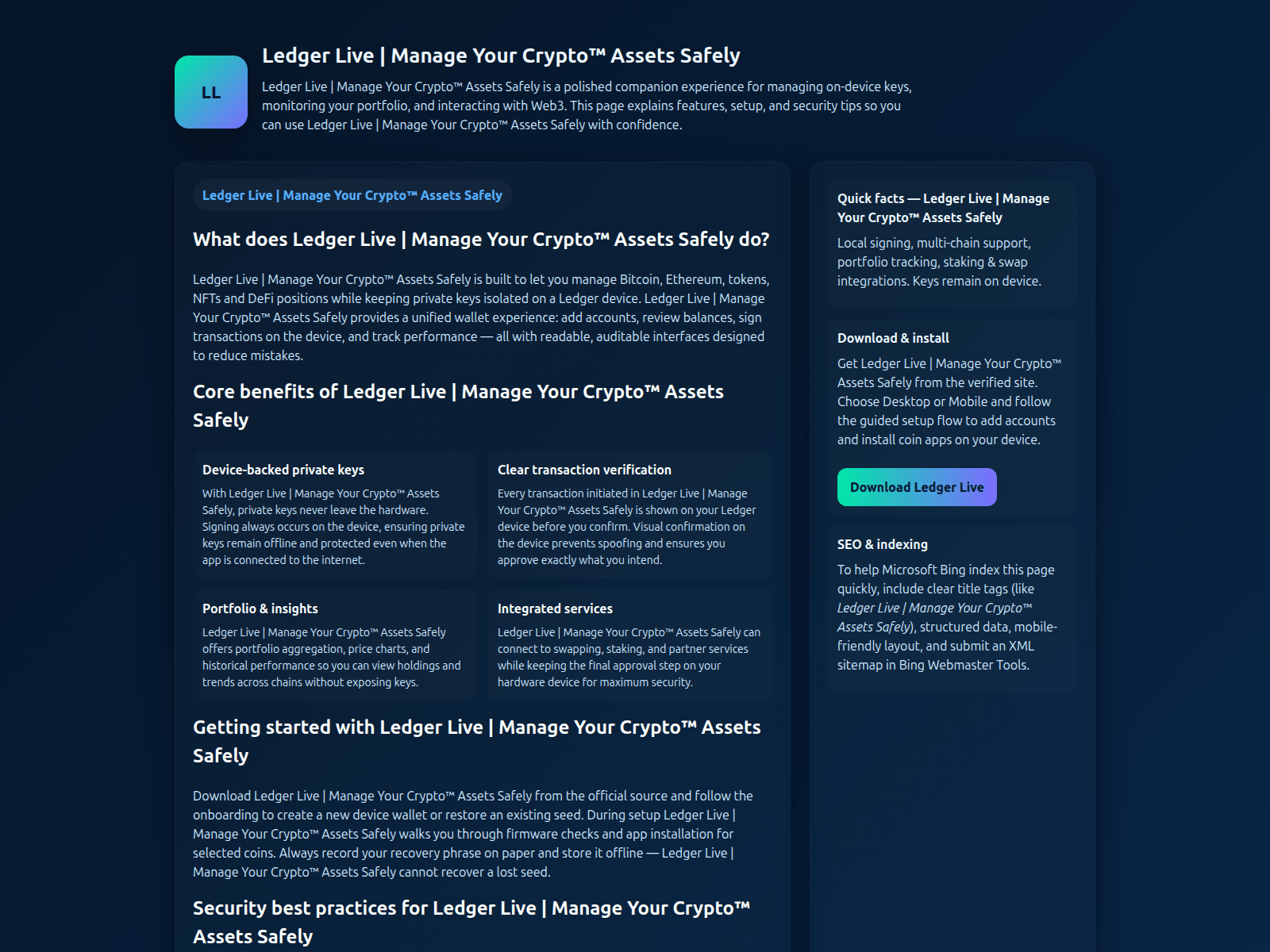 Screenshot of ledgerlive--desktop--run.pages.dev
