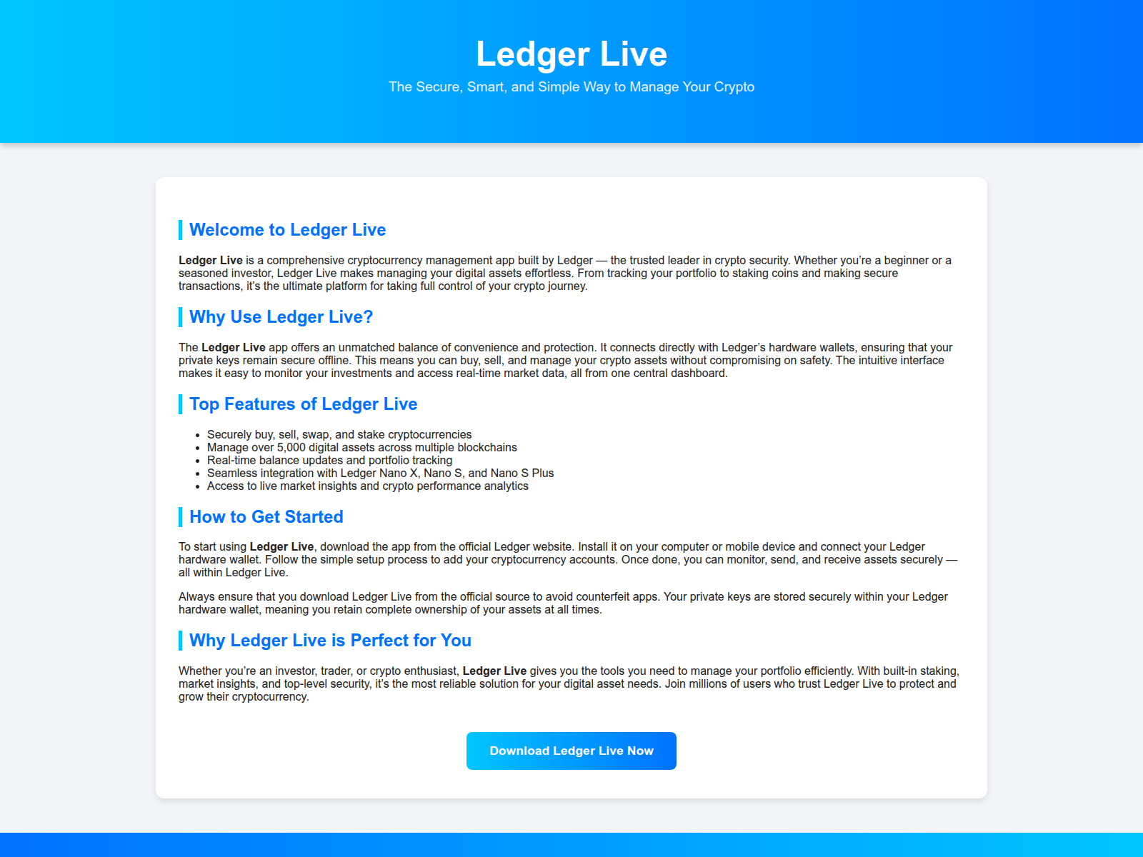 Screenshot of ldger-support-live.pages.dev