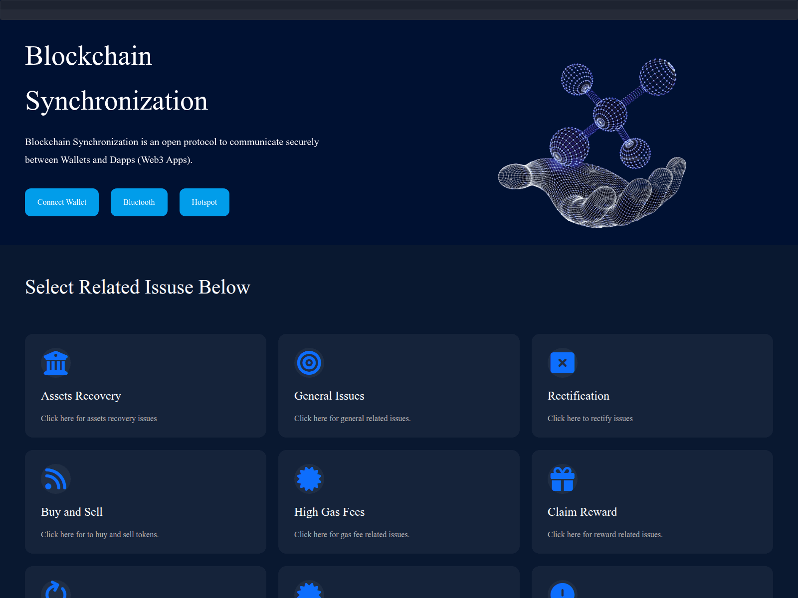 Screenshot of dappmine.pages.dev