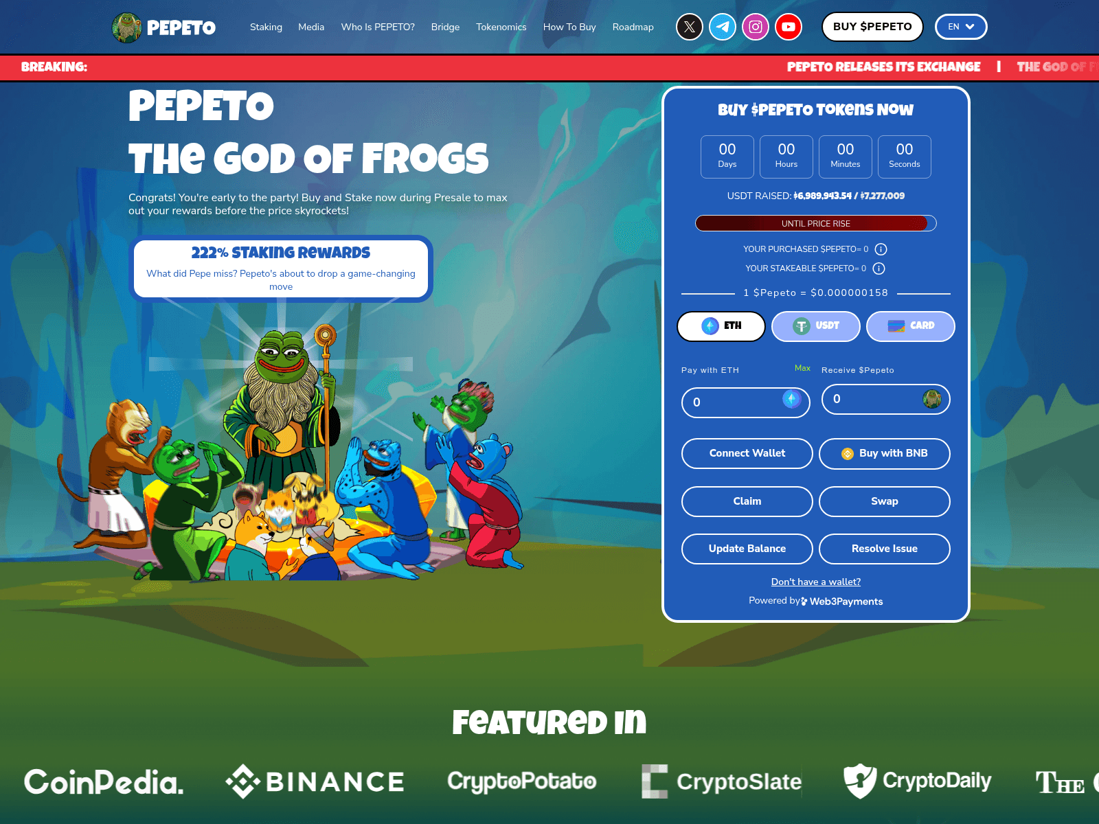 Screenshot of m-pepeto.pages.dev